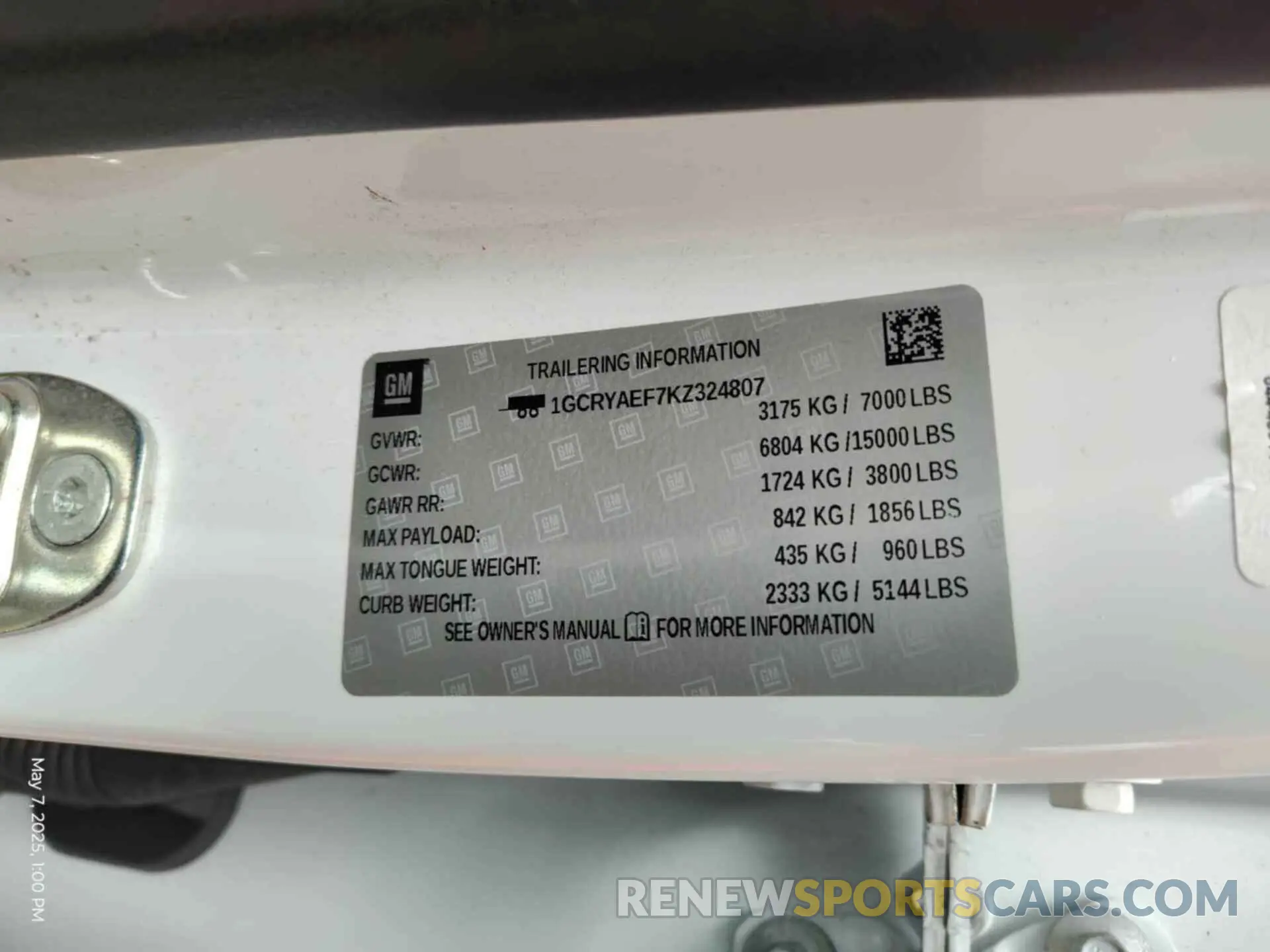 11 fotografías del automóvil dañado 1GCRYAEF7KZ324807 CHEVROLET SILVERADO 2019
