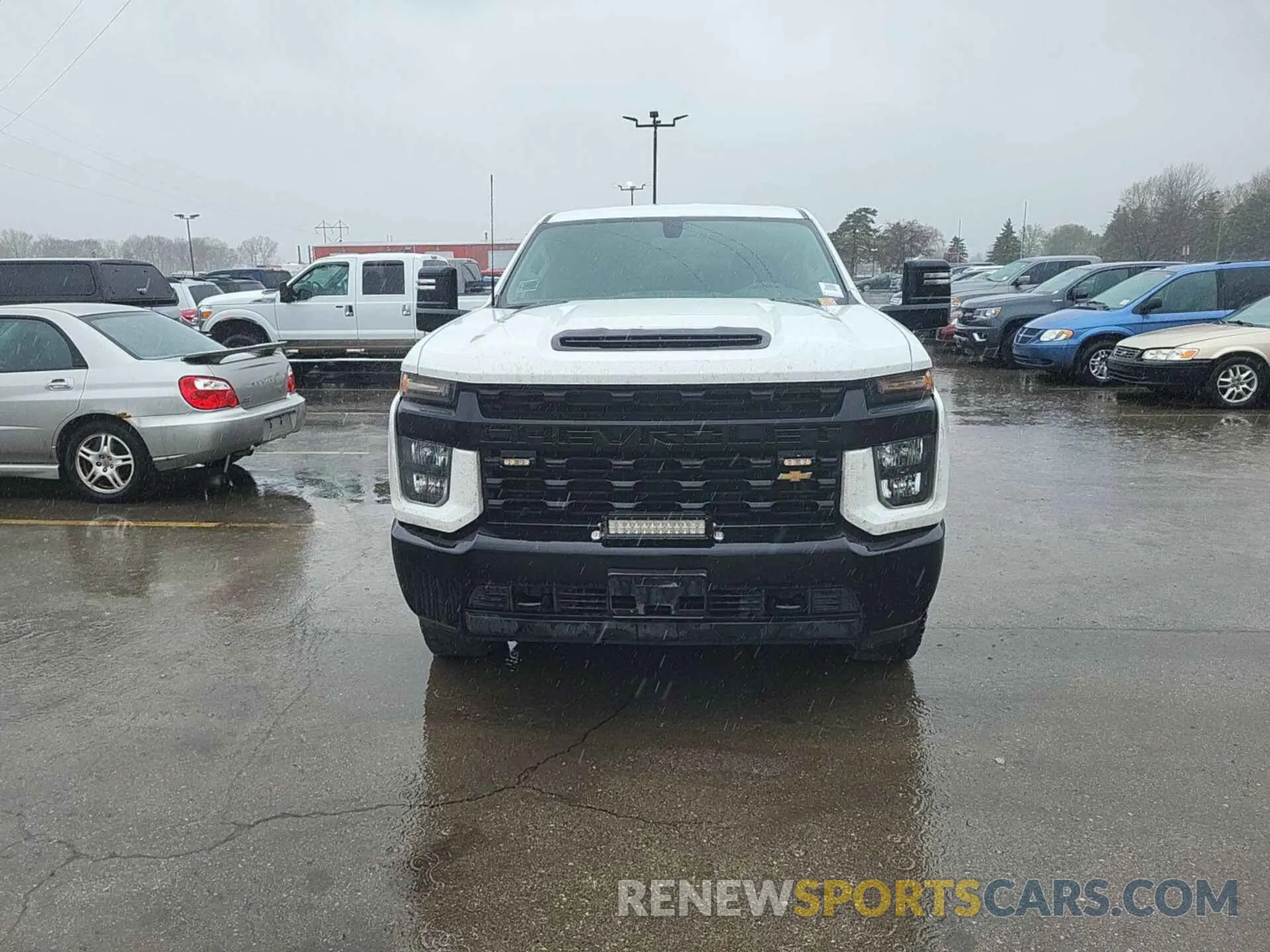 6 fotografías del automóvil dañado 1GC2YLE71MF250097 CHEVROLET SILVERADO 2021