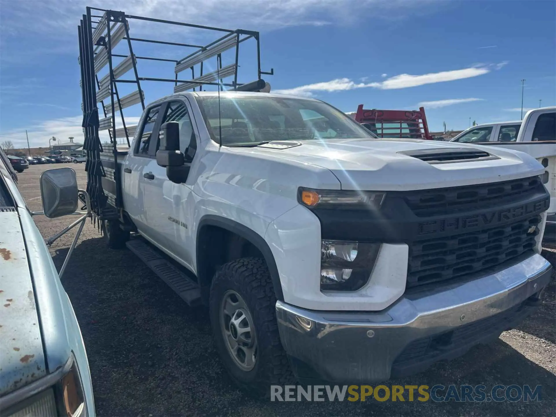4 fotografías del automóvil dañado 1GC5YLE75MF102189 CHEVROLET SILVERADO 2021