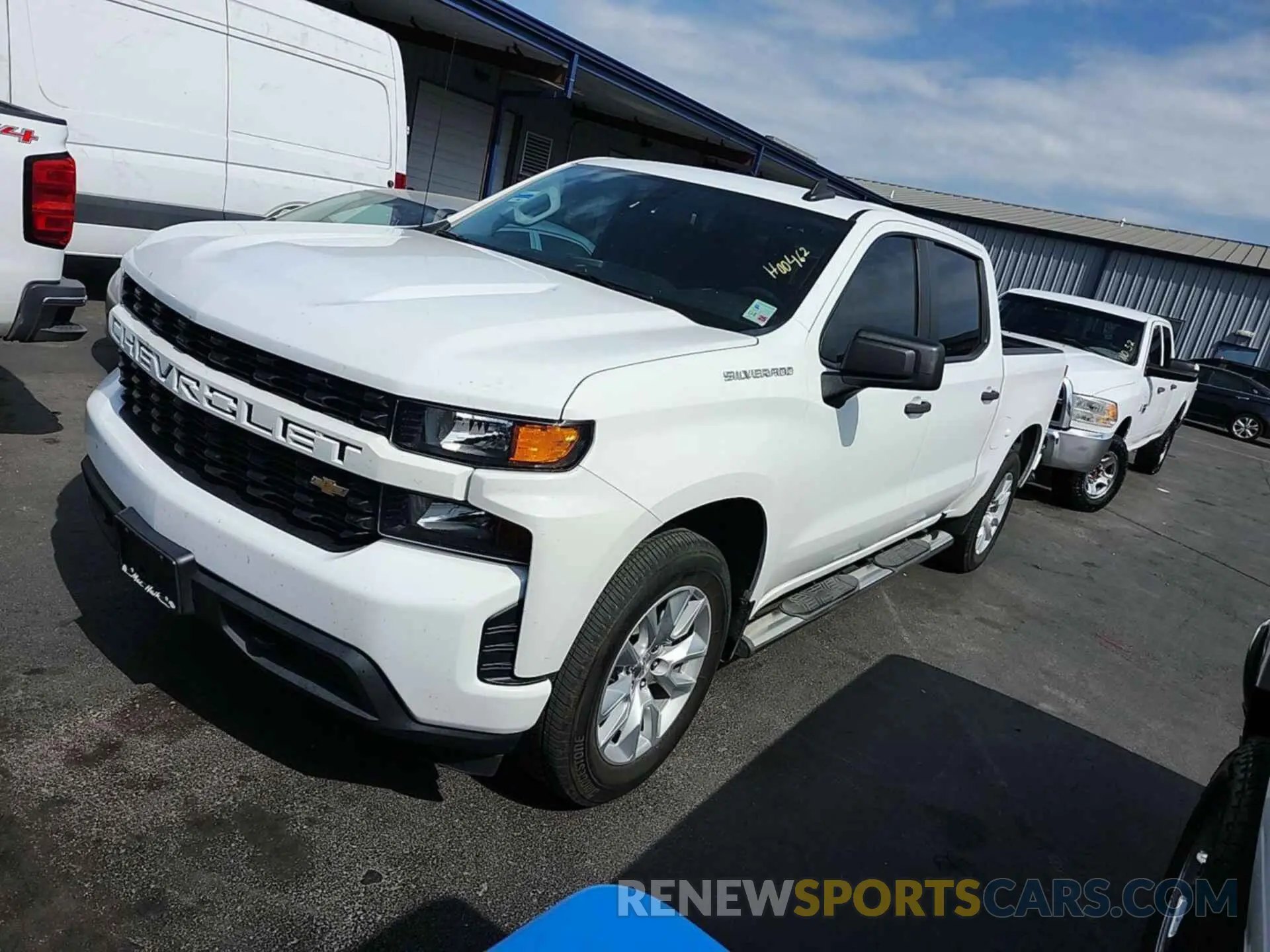 9 fotografías del automóvil dañado 1GCPWBEK1MZ261562 CHEVROLET SILVERADO 2021