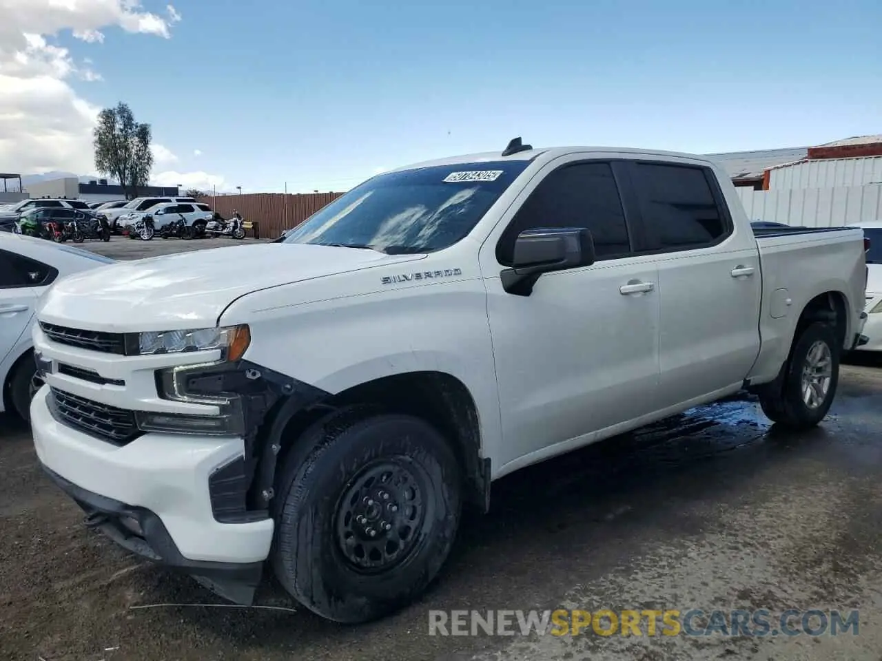 1 fotografías del automóvil dañado 3GCPWDEDXMG198281 CHEVROLET SILVERADO 2021