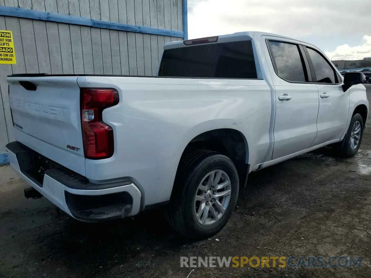3 fotografías del automóvil dañado 3GCPWDEDXMG198281 CHEVROLET SILVERADO 2021