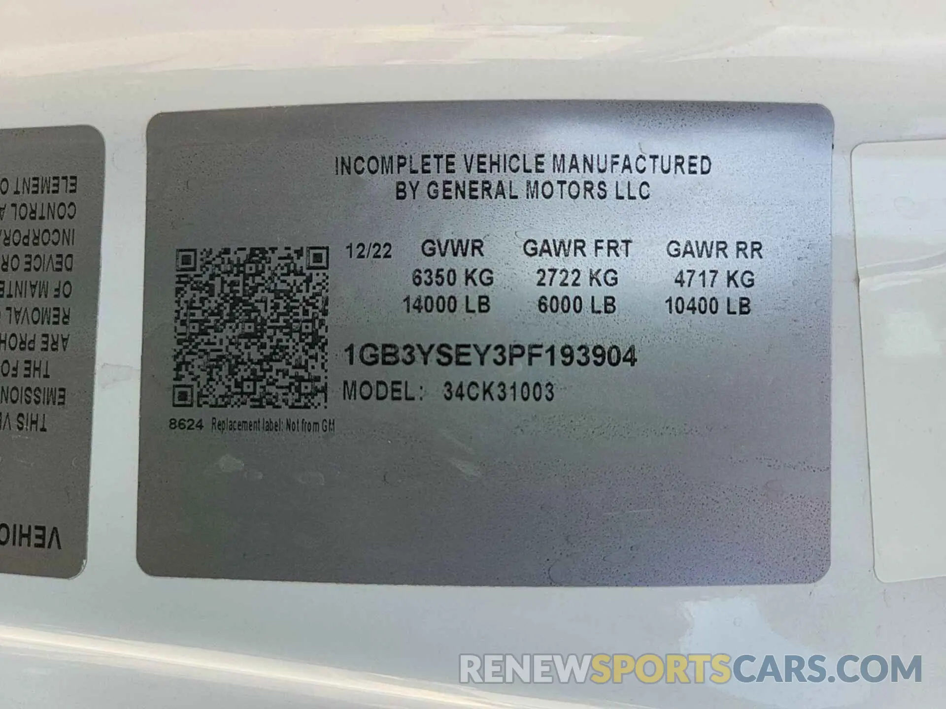 35 fotografías del automóvil dañado 1GB3YSEY3PF193904 CHEVROLET SILVERADO 2023