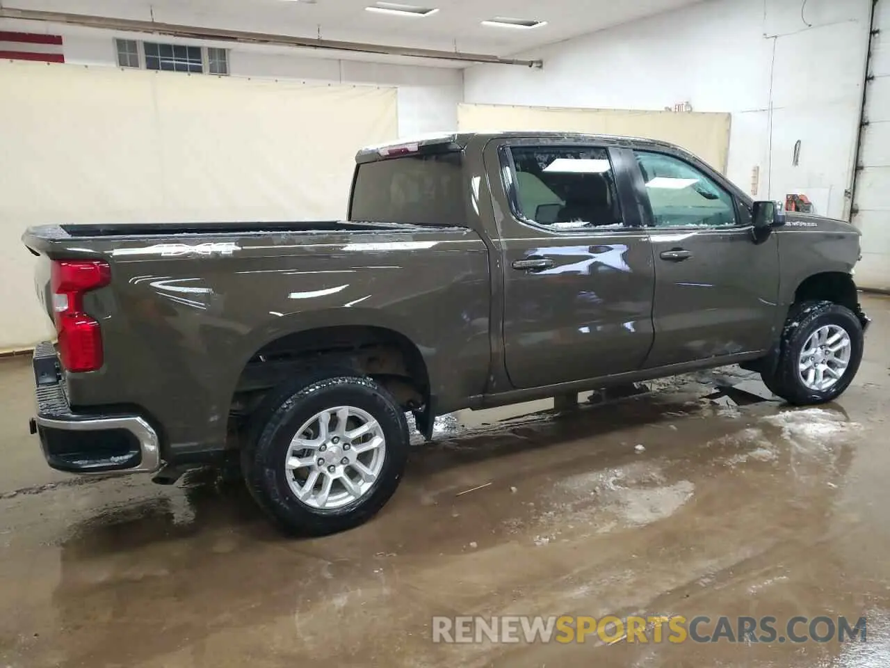 3 fotografías del automóvil dañado 1GCPDKEK7PZ202056 CHEVROLET SILVERADO 2023