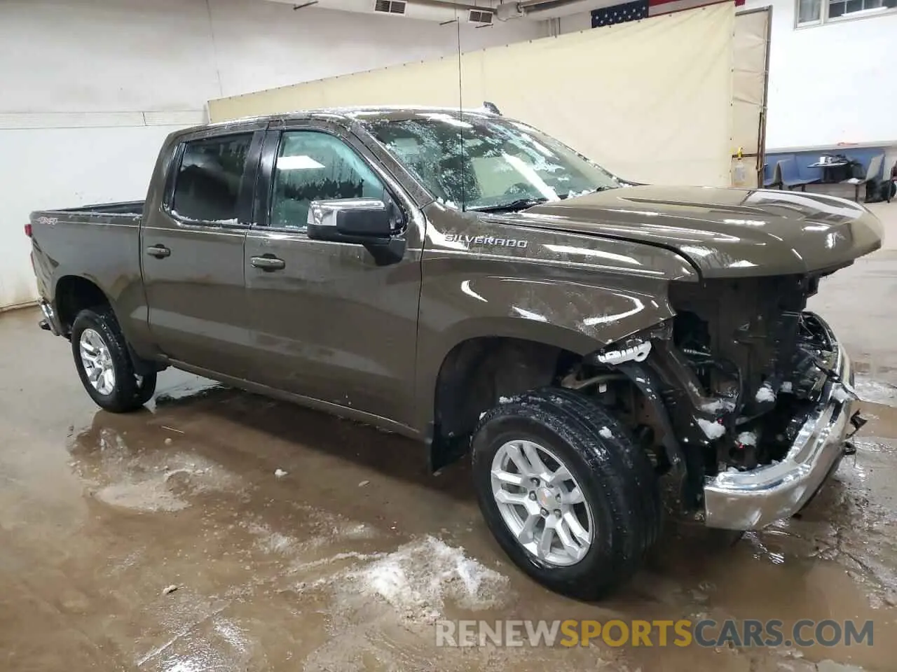 4 fotografías del automóvil dañado 1GCPDKEK7PZ202056 CHEVROLET SILVERADO 2023