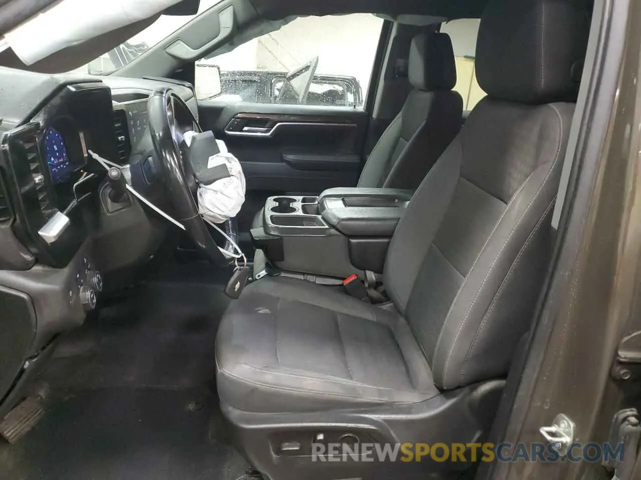 7 fotografías del automóvil dañado 1GCPDKEK7PZ202056 CHEVROLET SILVERADO 2023