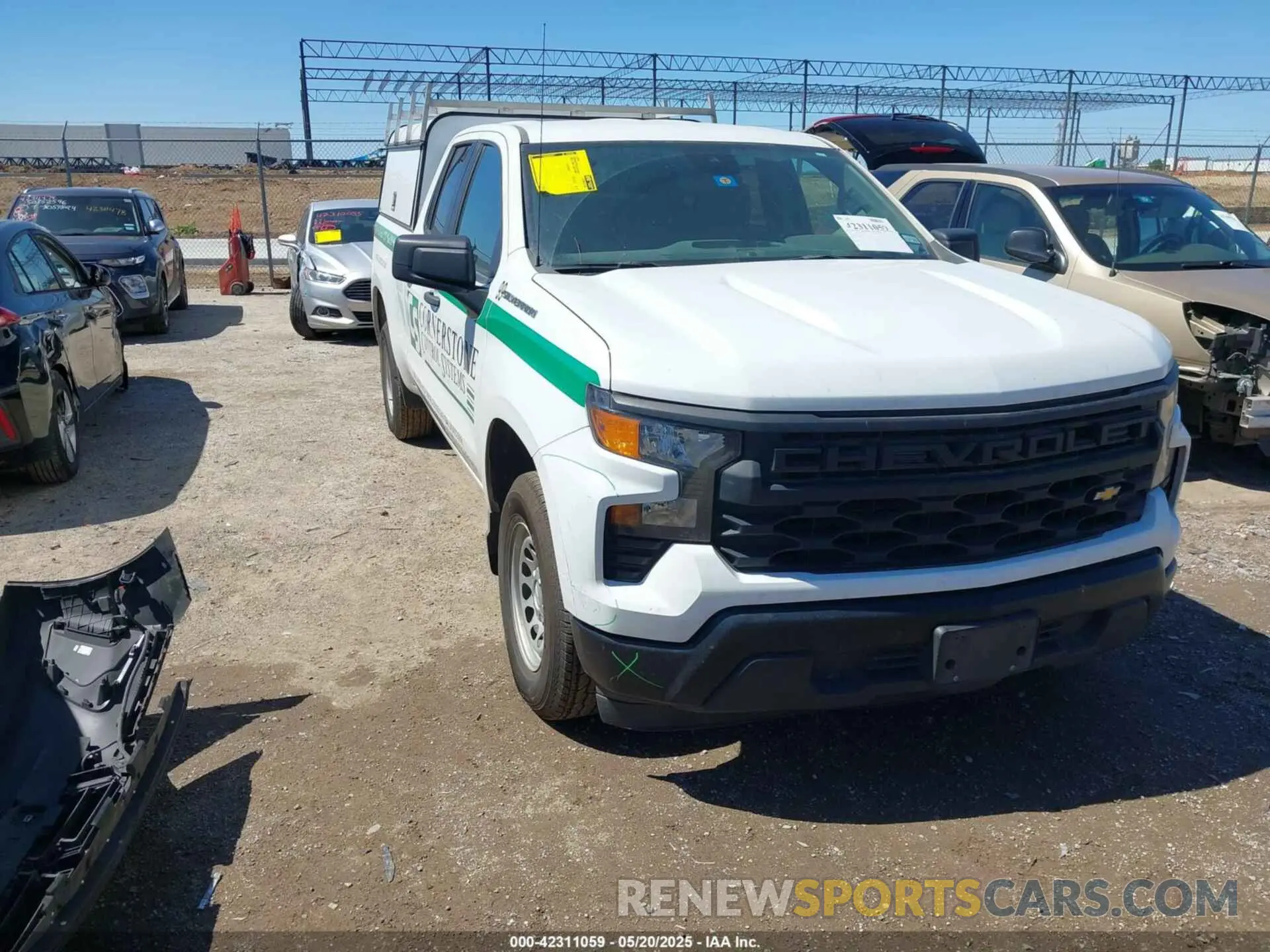 1 fotografías del automóvil dañado 1GCRAAEK4PZ148744 CHEVROLET SILVERADO 2023