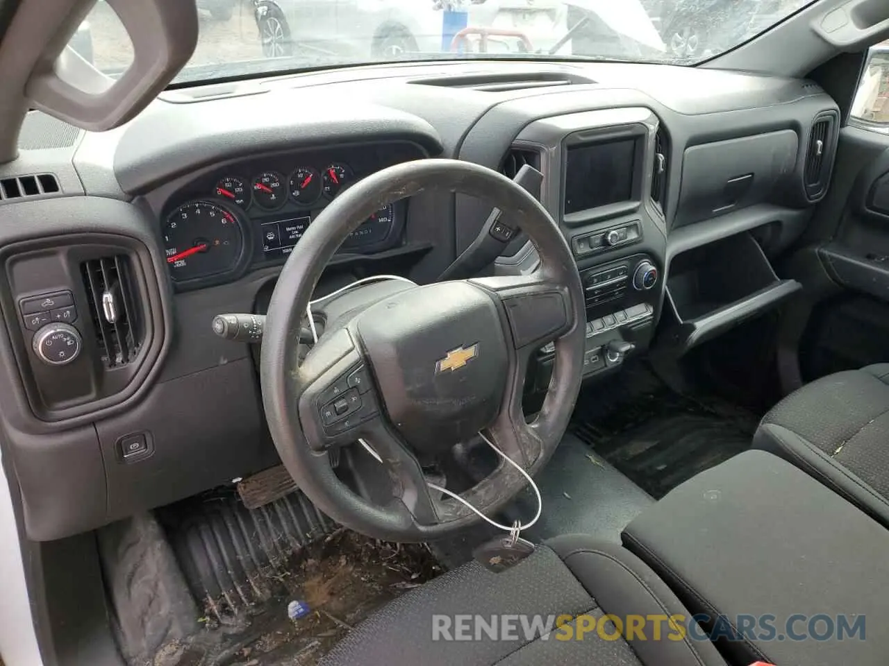 8 fotografías del automóvil dañado 3GCNAAEDXPG293304 CHEVROLET SILVERADO 2023