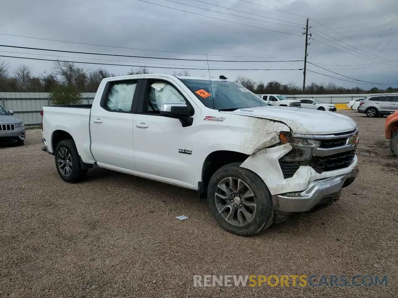 4 fotografías del automóvil dañado 3GCUDDE84PG259771 CHEVROLET SILVERADO 2023