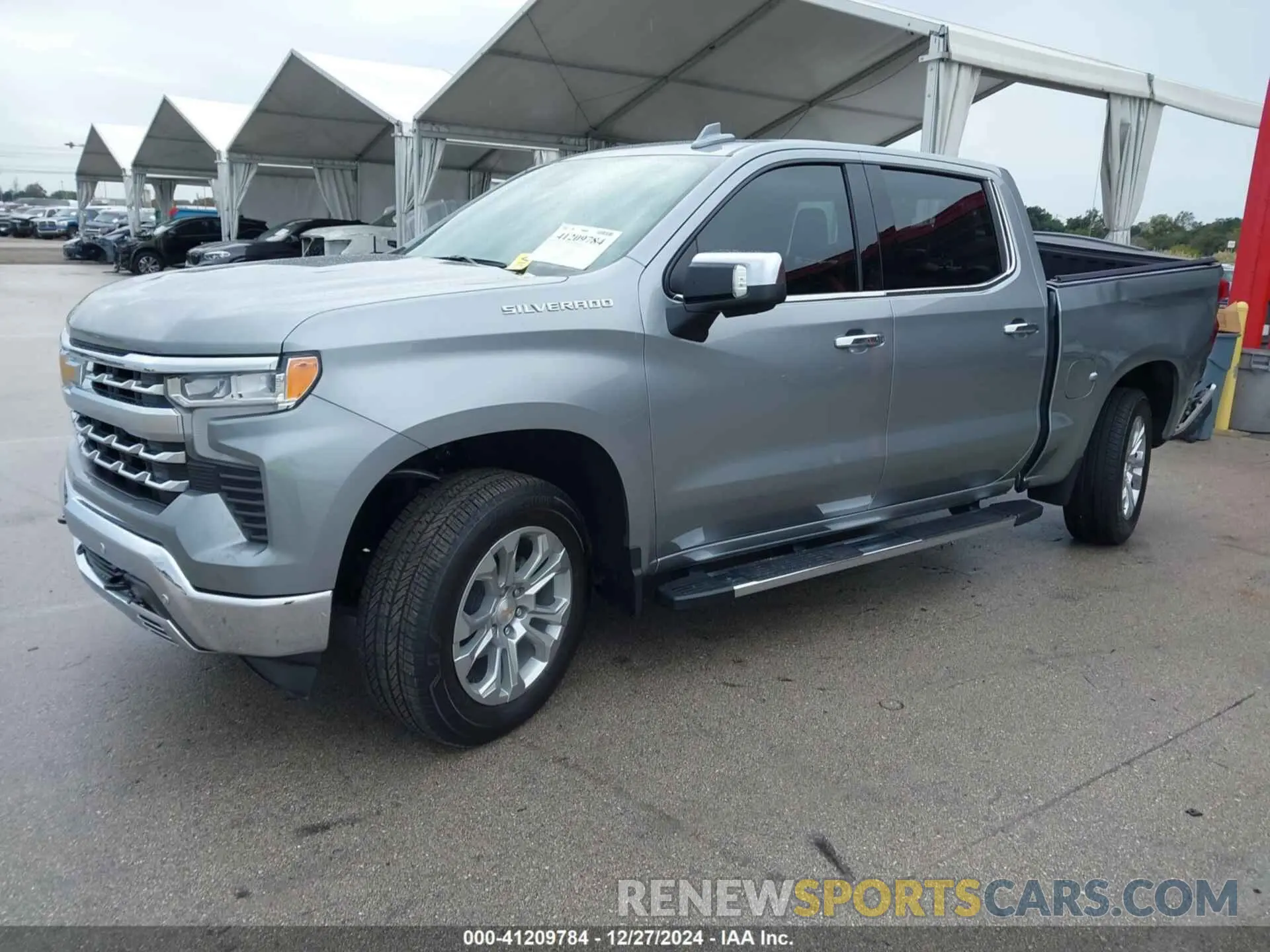 2 fotografías del automóvil dañado 2GCPAEED3R1273195 CHEVROLET SILVERADO 2024