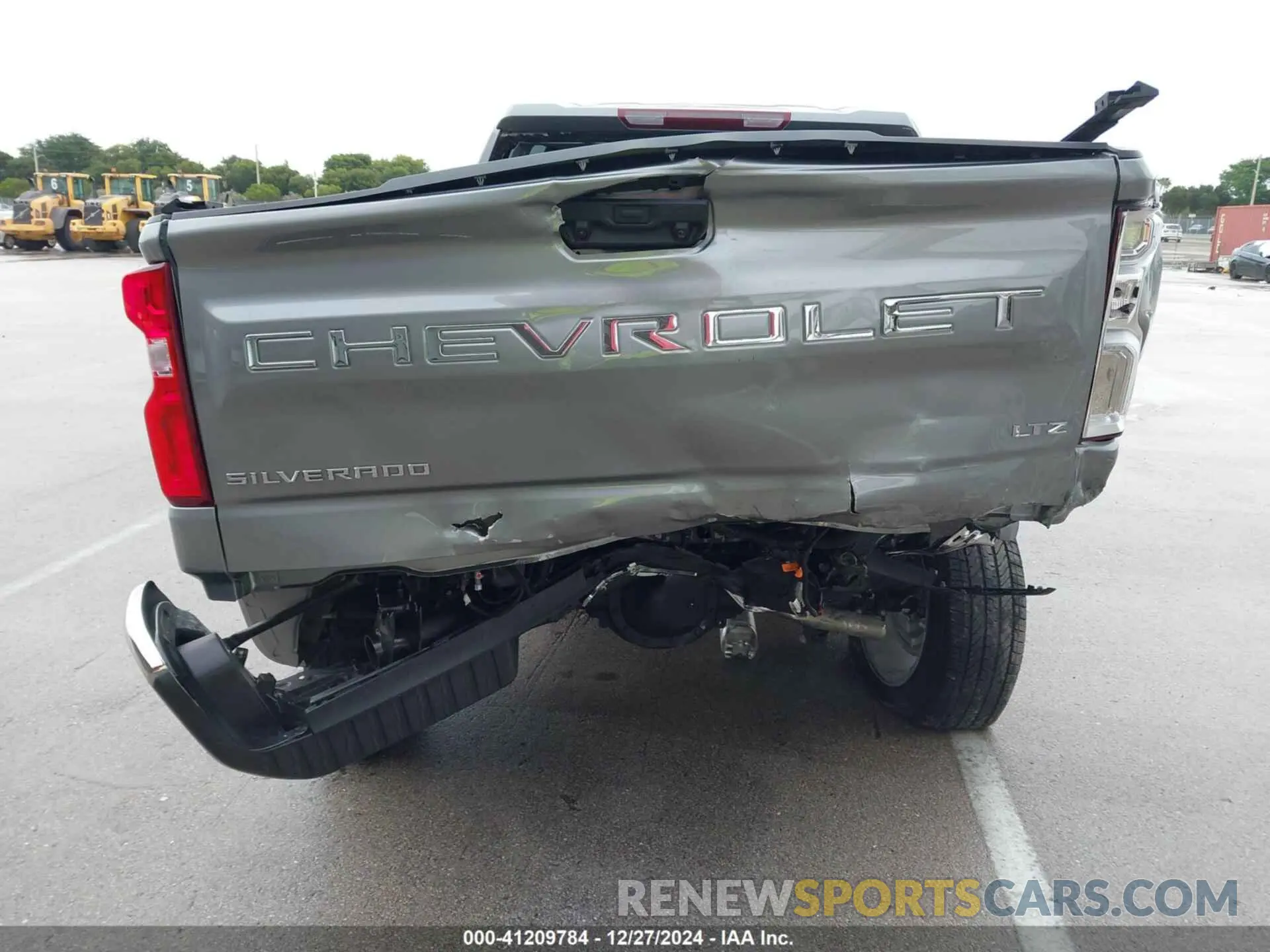 6 fotografías del automóvil dañado 2GCPAEED3R1273195 CHEVROLET SILVERADO 2024
