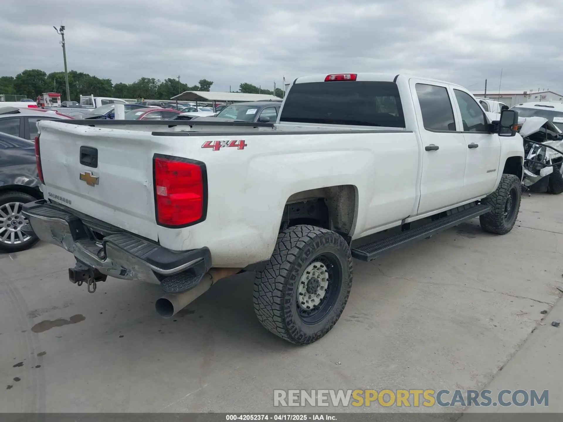 4 fotografías del automóvil dañado 1GC1KREYXKF219677 CHEVROLET SILVERADO 2500HD 2019