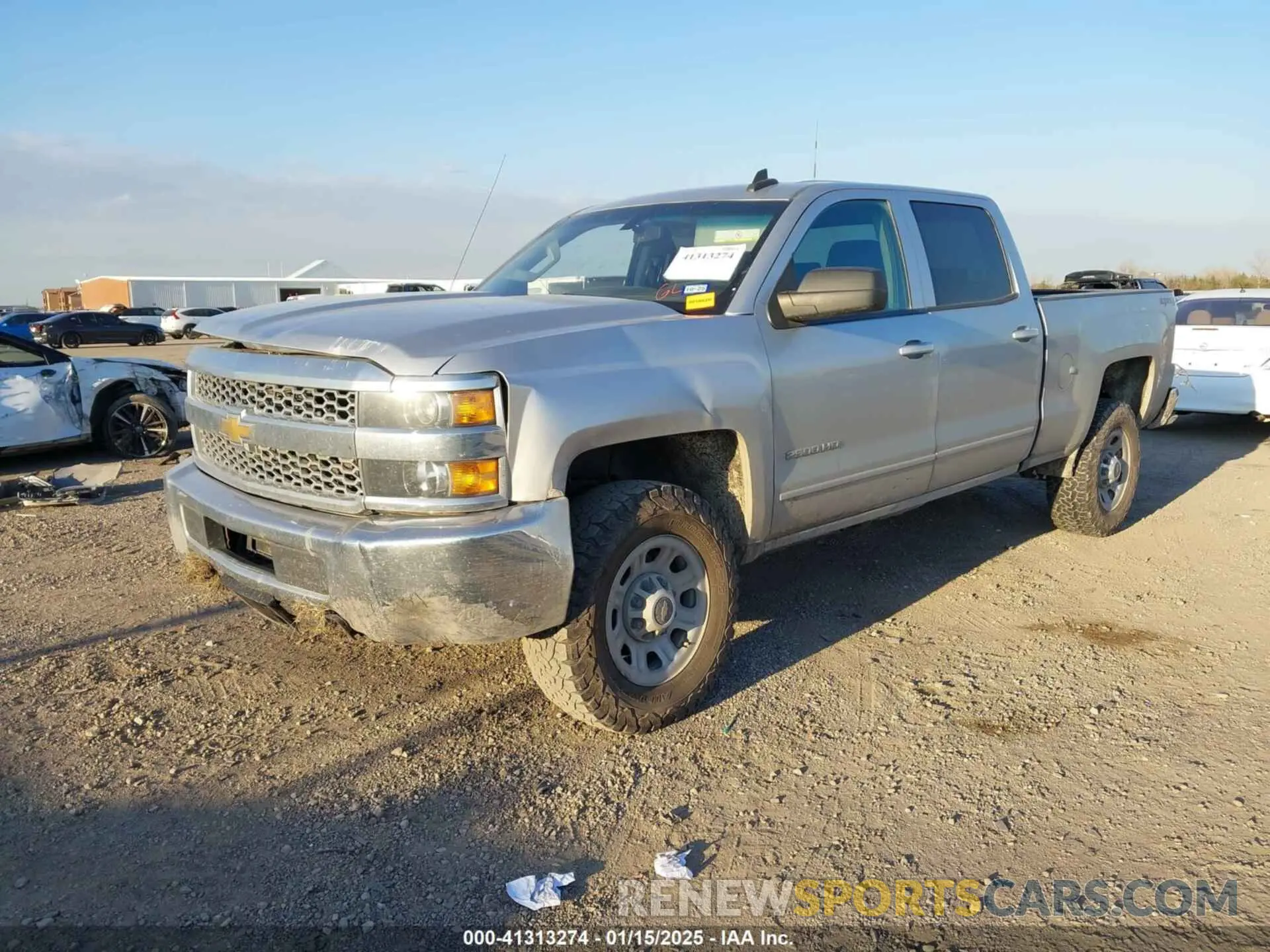 2 fotografías del automóvil dañado 1GC1KSEG2KF161871 CHEVROLET SILVERADO 2500HD 2019
