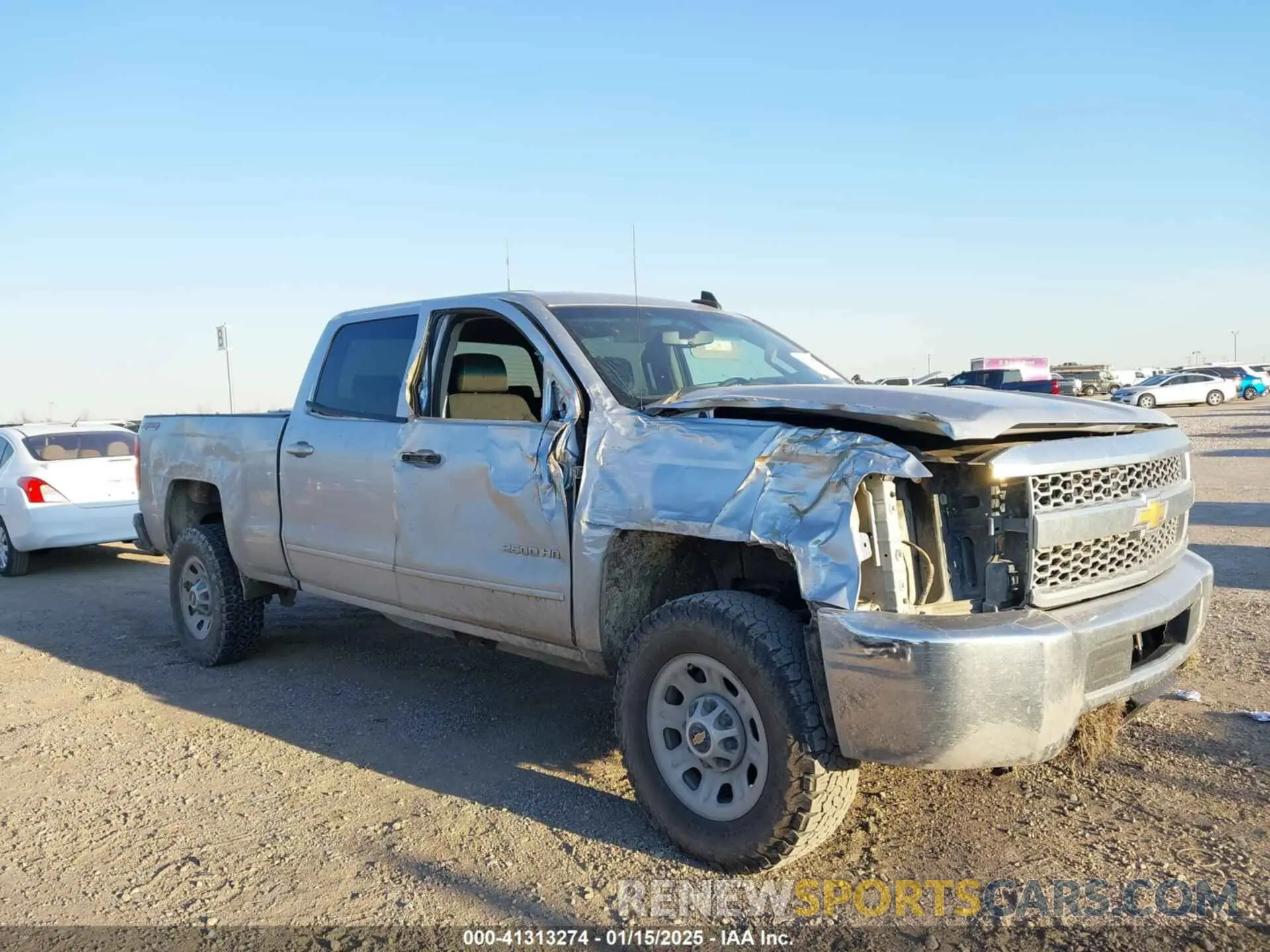 6 fotografías del automóvil dañado 1GC1KSEG2KF161871 CHEVROLET SILVERADO 2500HD 2019