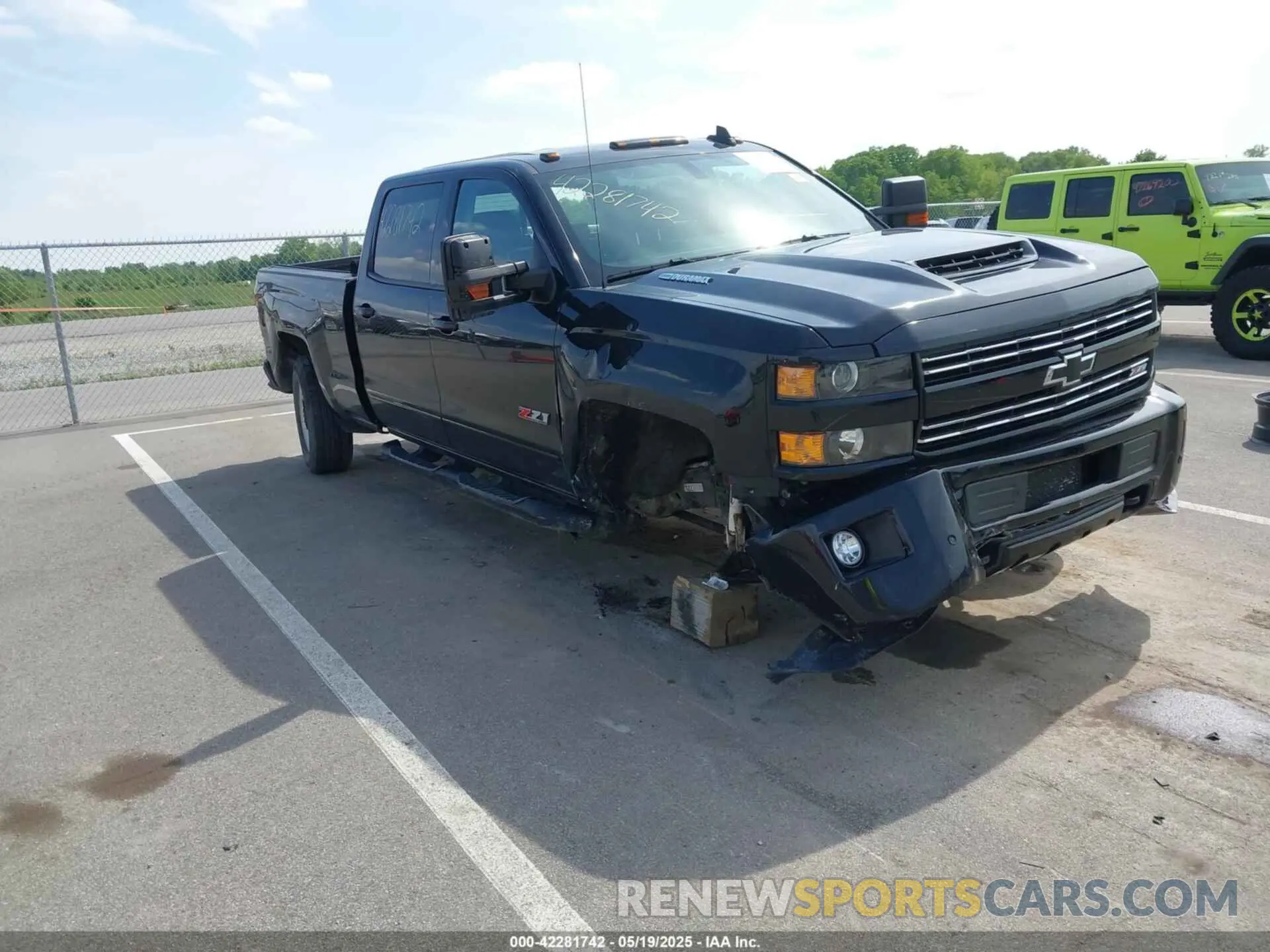 1 fotografías del automóvil dañado 1GC1KTEY8KF202535 CHEVROLET SILVERADO 2500HD 2019