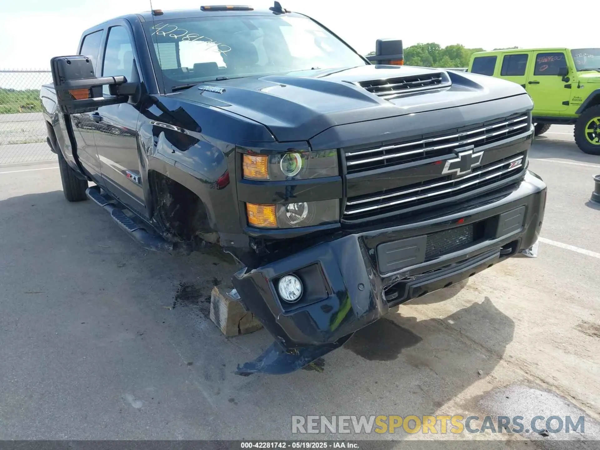6 fotografías del automóvil dañado 1GC1KTEY8KF202535 CHEVROLET SILVERADO 2500HD 2019