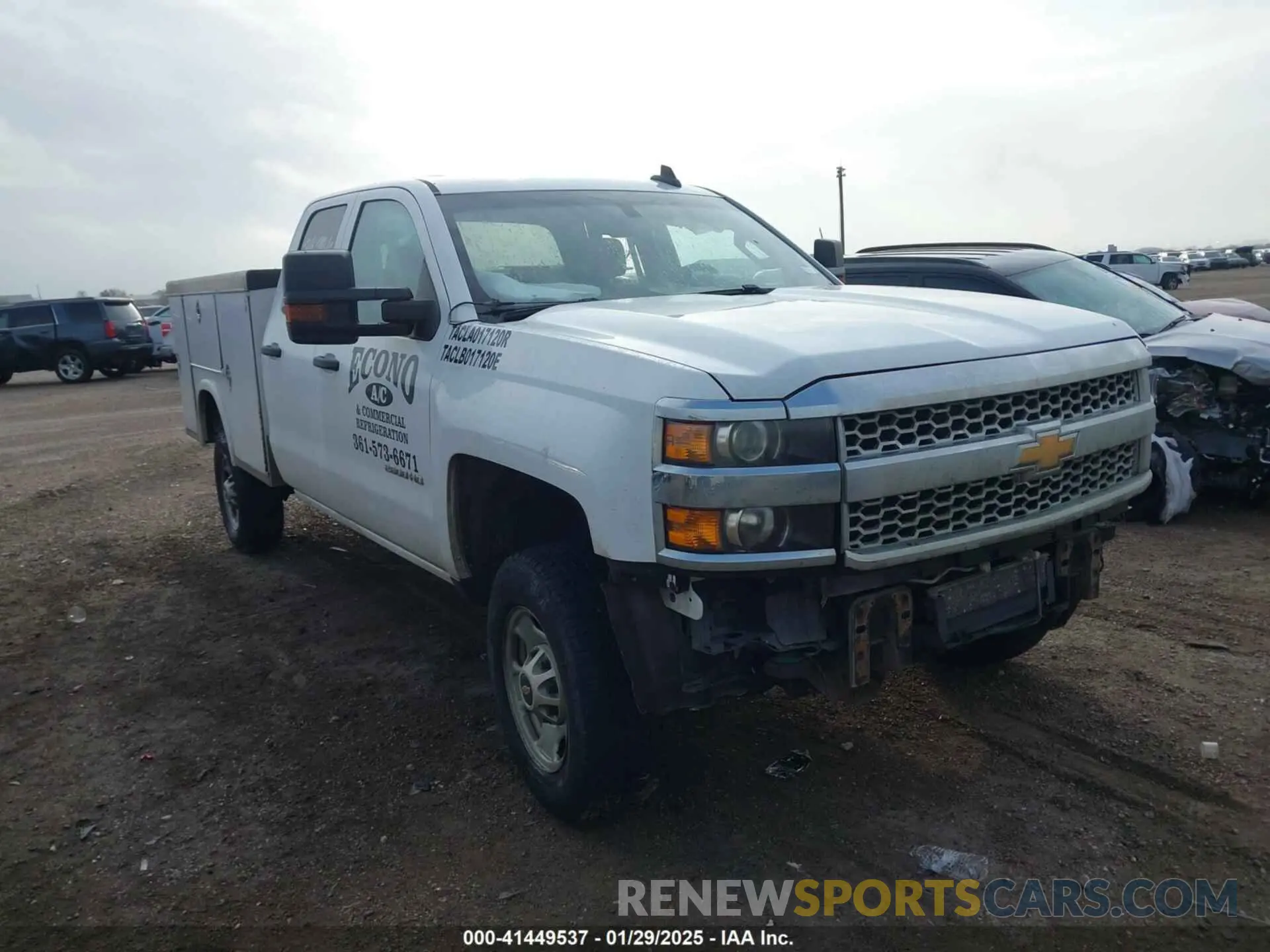 1 fotografías del automóvil dañado 2GB2CREG1K1220642 CHEVROLET SILVERADO 2500HD 2019