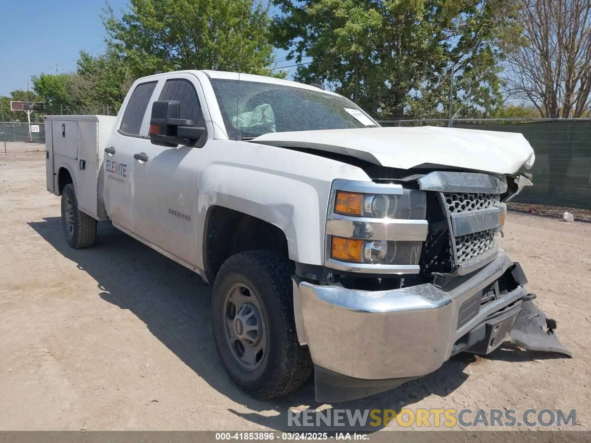 1 fotografías del automóvil dañado 2GB2CREG8K1216202 CHEVROLET SILVERADO 2500HD 2019