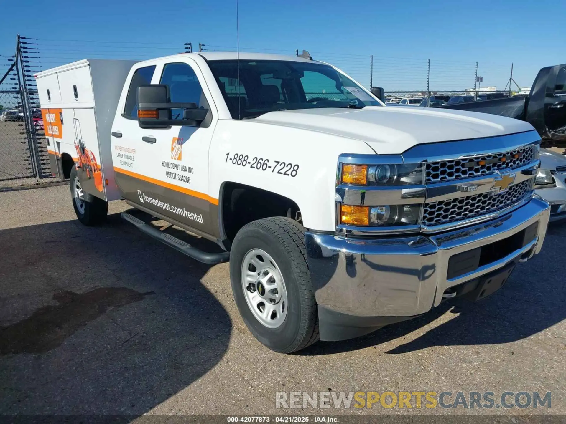 1 fotografías del automóvil dañado 2GB2CREG9K1166796 CHEVROLET SILVERADO 2500HD 2019