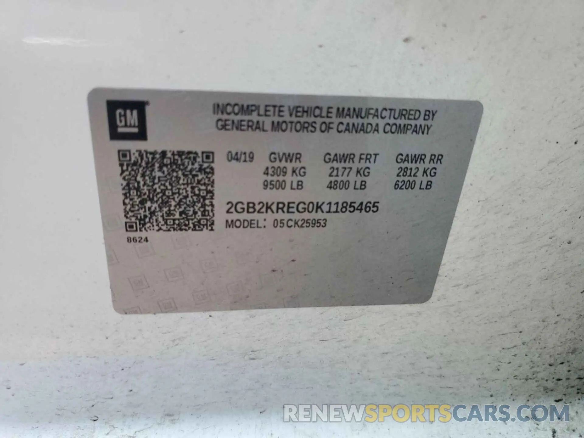 17 fotografías del automóvil dañado 2GB2KREG0K1185465 CHEVROLET SILVERADO 2500HD 2019