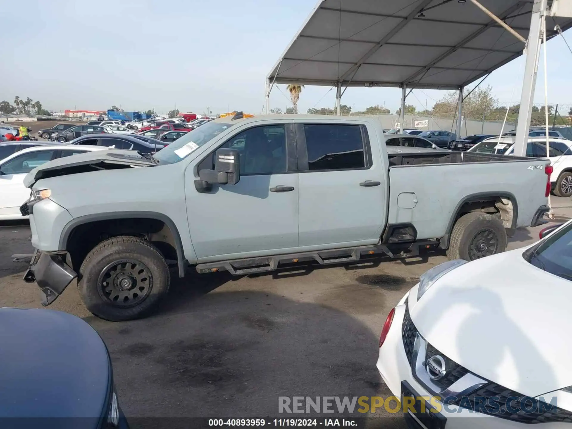 14 fotografías del automóvil dañado 1GC1YLEY3LF274761 CHEVROLET SILVERADO 2500HD 2020