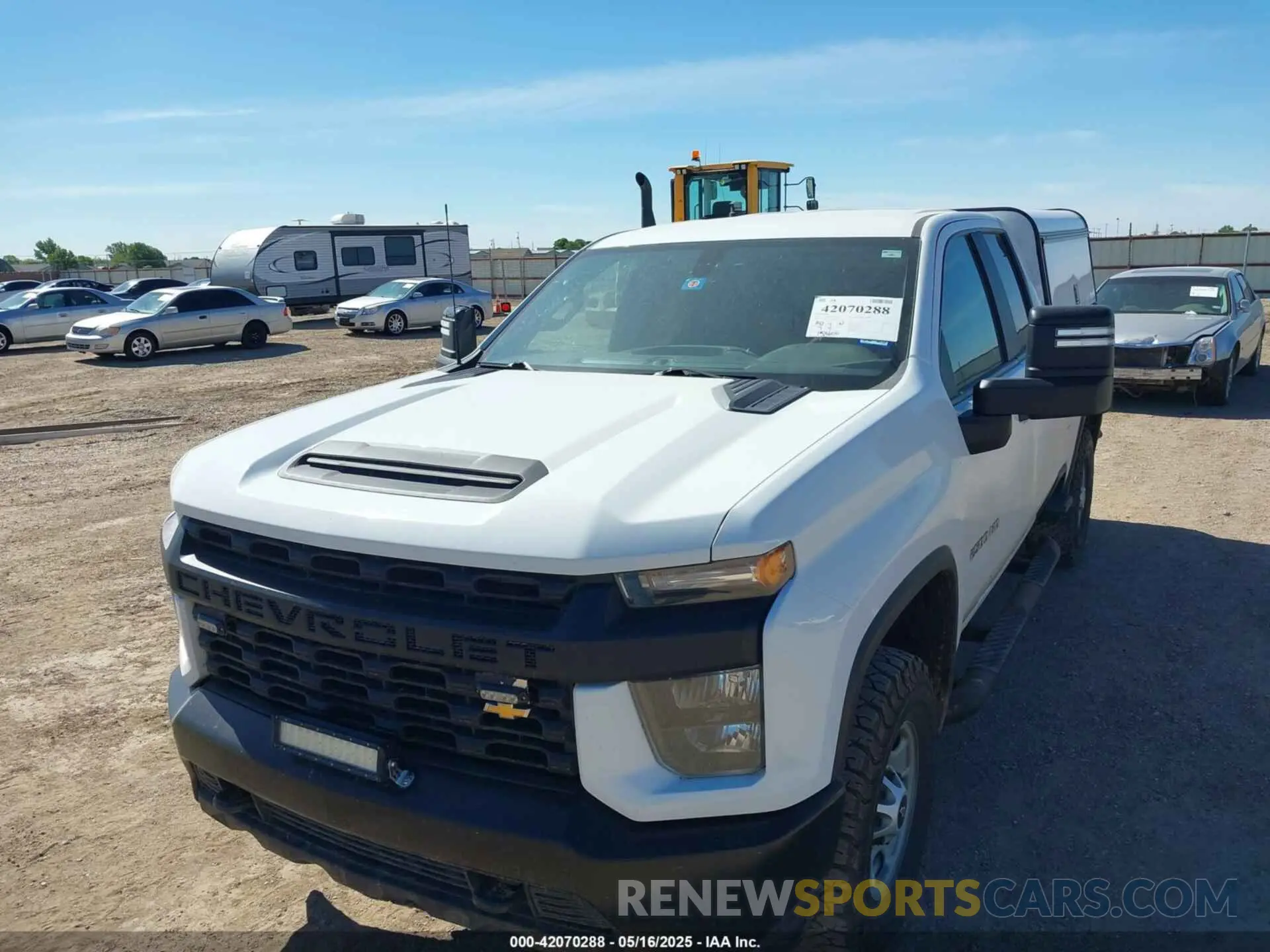6 fotografías del automóvil dañado 1GC2YLE71LF266041 CHEVROLET SILVERADO 2500HD 2020