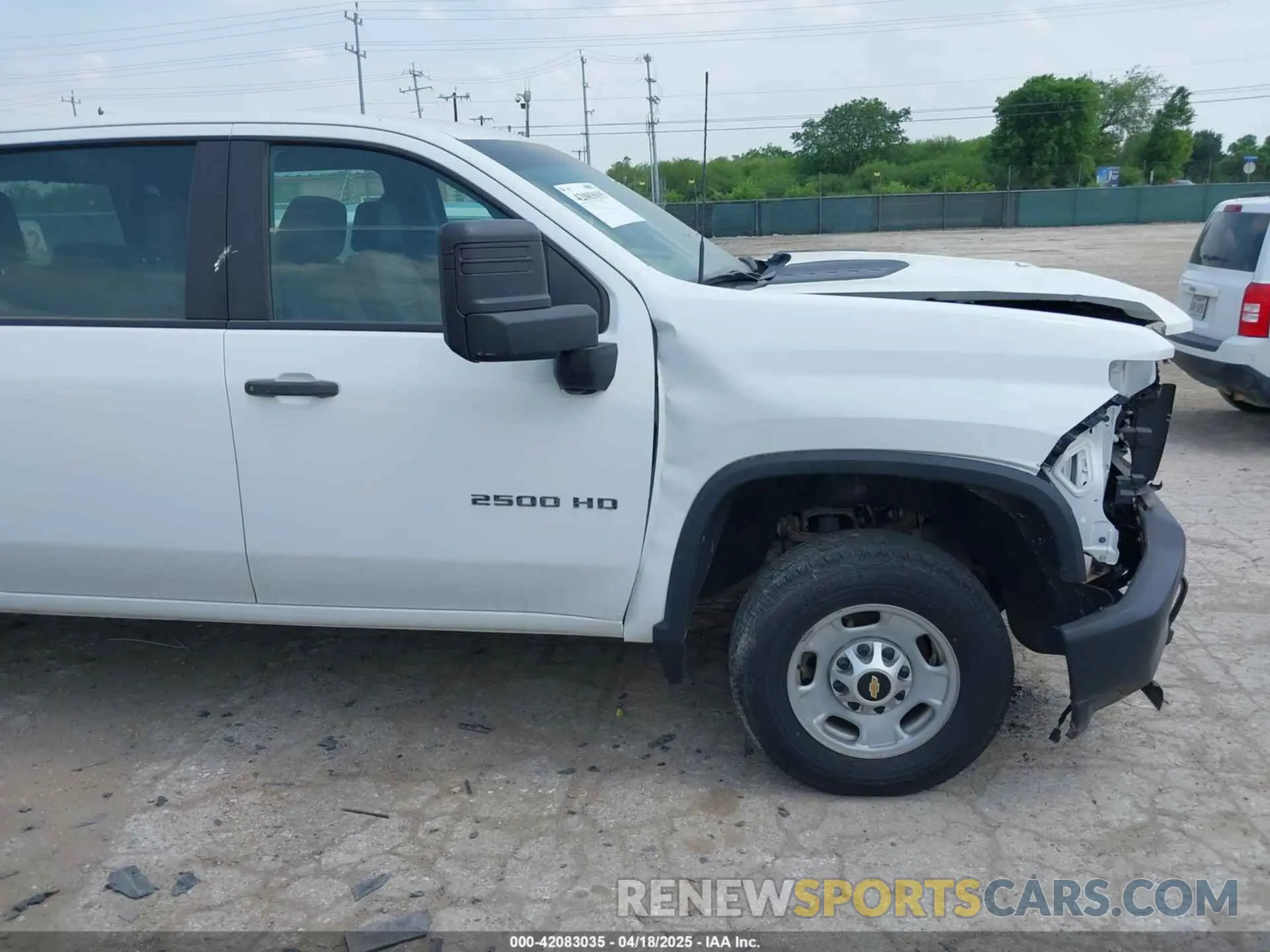 14 fotografías del automóvil dañado 1GC4WLE78LF155064 CHEVROLET SILVERADO 2500HD 2020