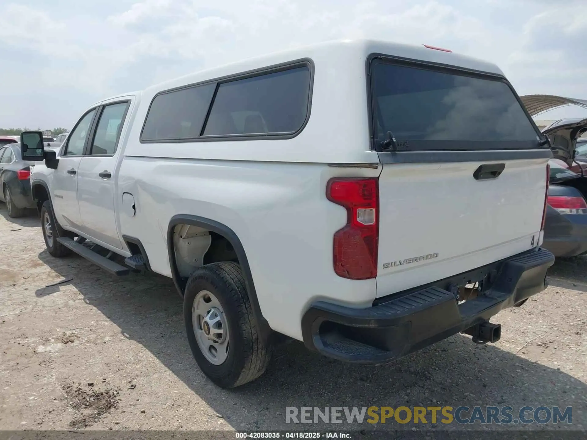 3 fotografías del automóvil dañado 1GC4WLE78LF155064 CHEVROLET SILVERADO 2500HD 2020
