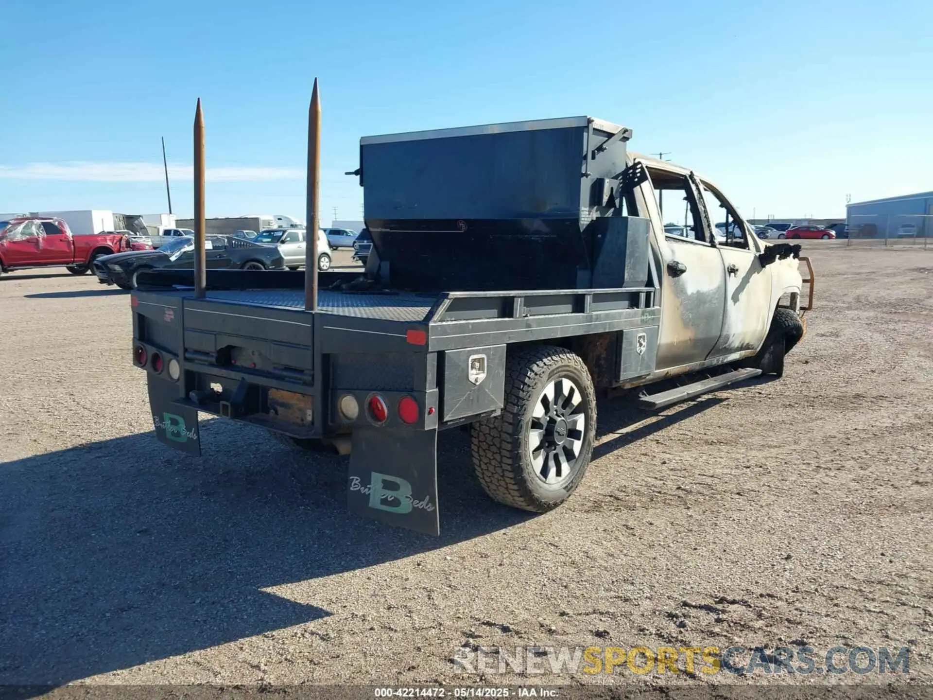 4 fotografías del automóvil dañado 1GC4YME77LF204013 CHEVROLET SILVERADO 2500HD 2020