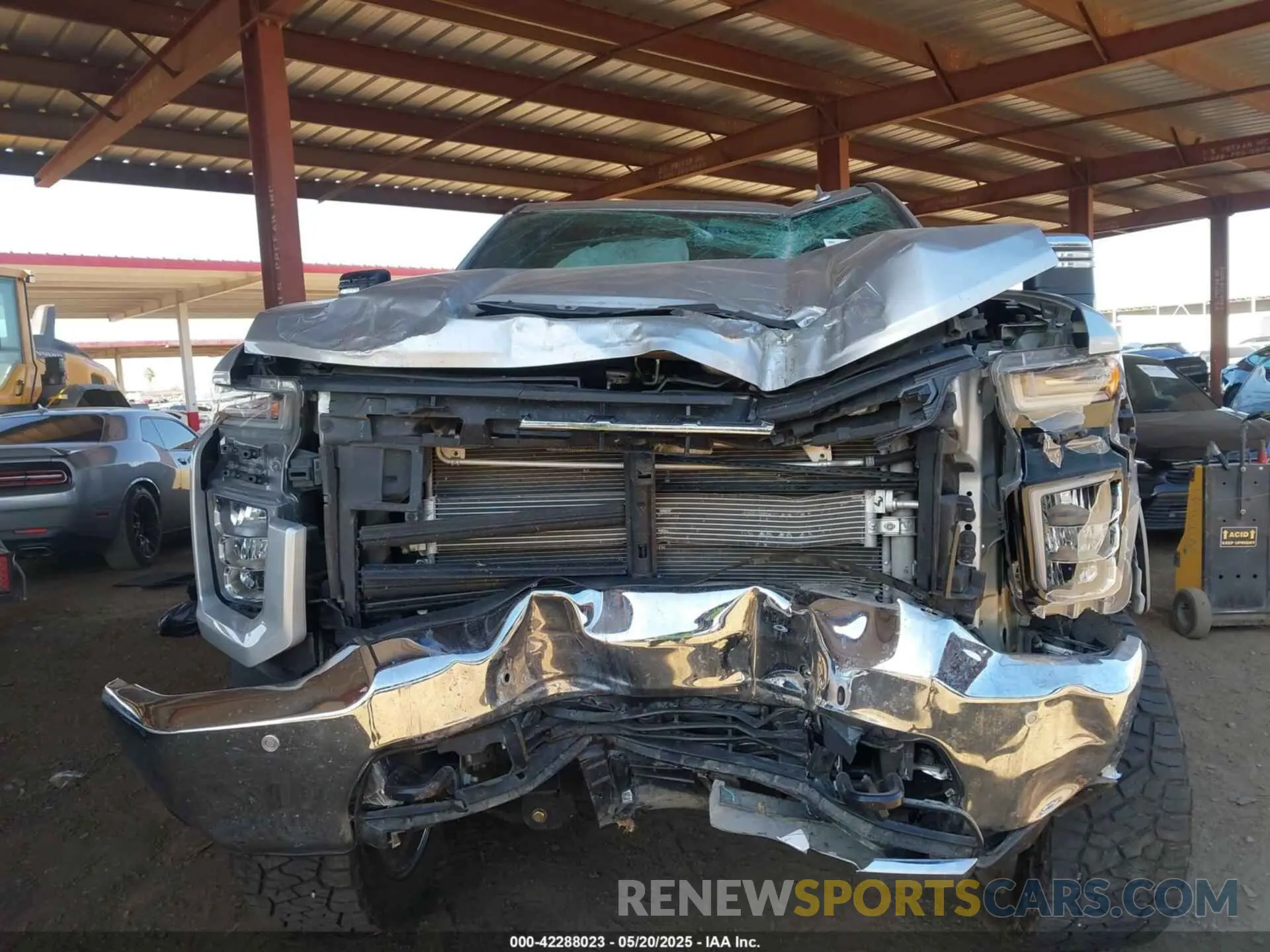 6 fotografías del automóvil dañado 1GC4YPEY8LF340385 CHEVROLET SILVERADO 2500HD 2020