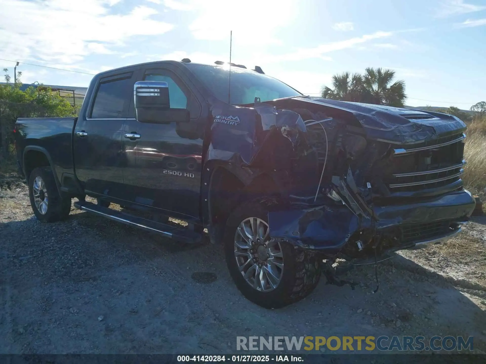 1 fotografías del automóvil dañado 1GC4YRE74LF125492 CHEVROLET SILVERADO 2500HD 2020