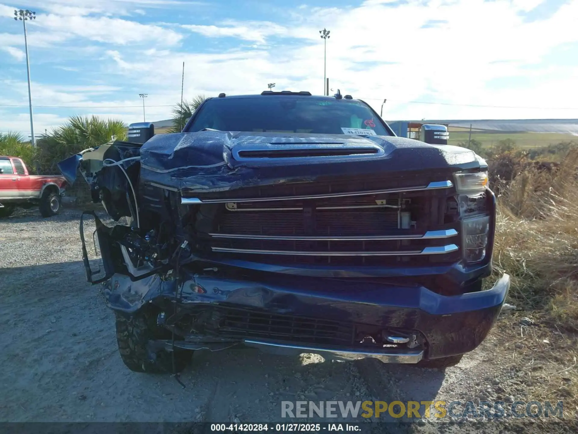 12 fotografías del automóvil dañado 1GC4YRE74LF125492 CHEVROLET SILVERADO 2500HD 2020