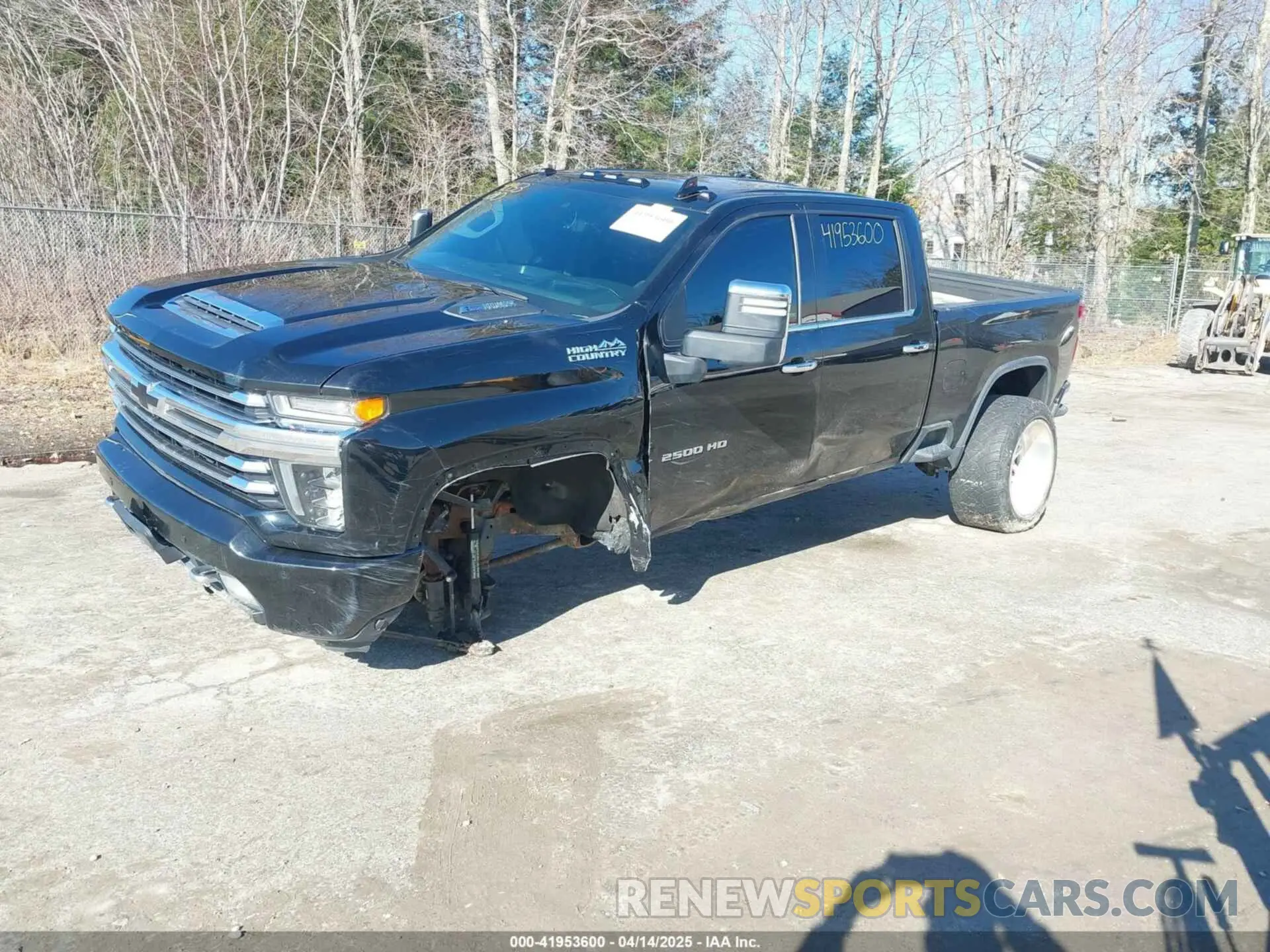 2 fotografías del automóvil dañado 1GC4YREY1LF103359 CHEVROLET SILVERADO 2500HD 2020