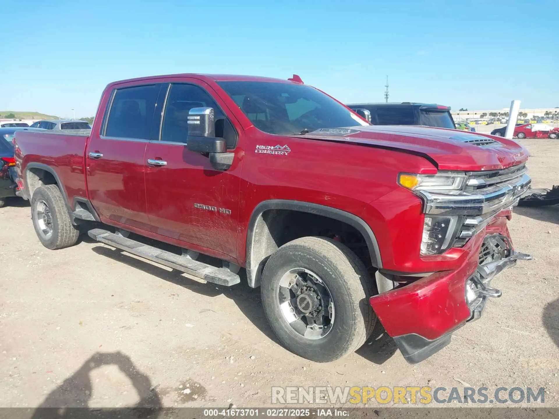 1 fotografías del automóvil dañado 1GC4YREY7LF137838 CHEVROLET SILVERADO 2500HD 2020