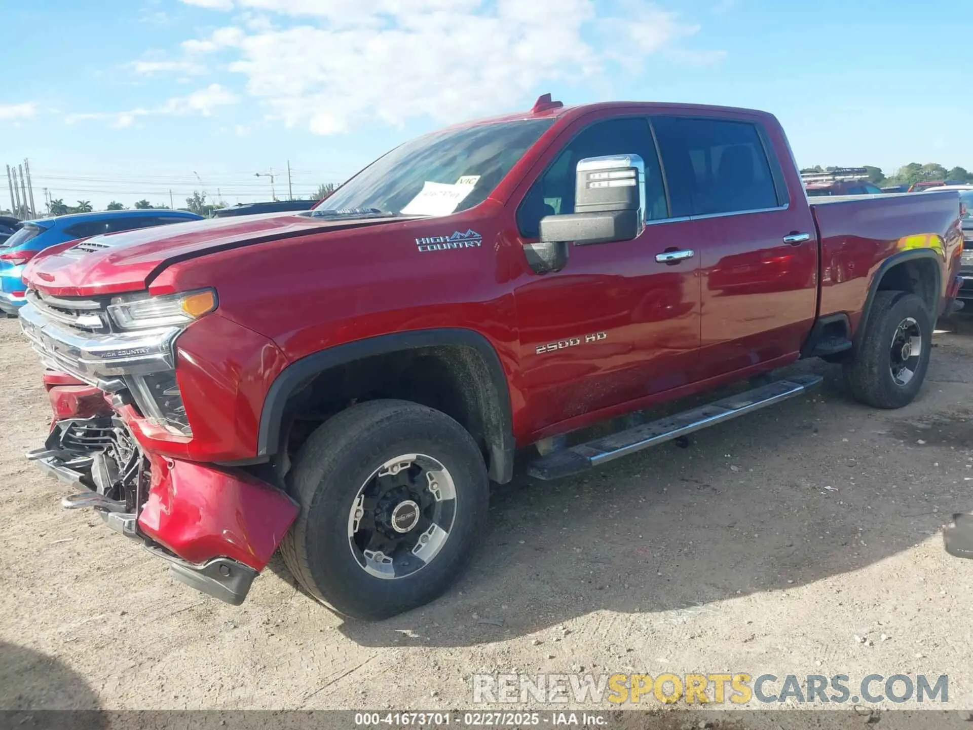 2 fotografías del automóvil dañado 1GC4YREY7LF137838 CHEVROLET SILVERADO 2500HD 2020