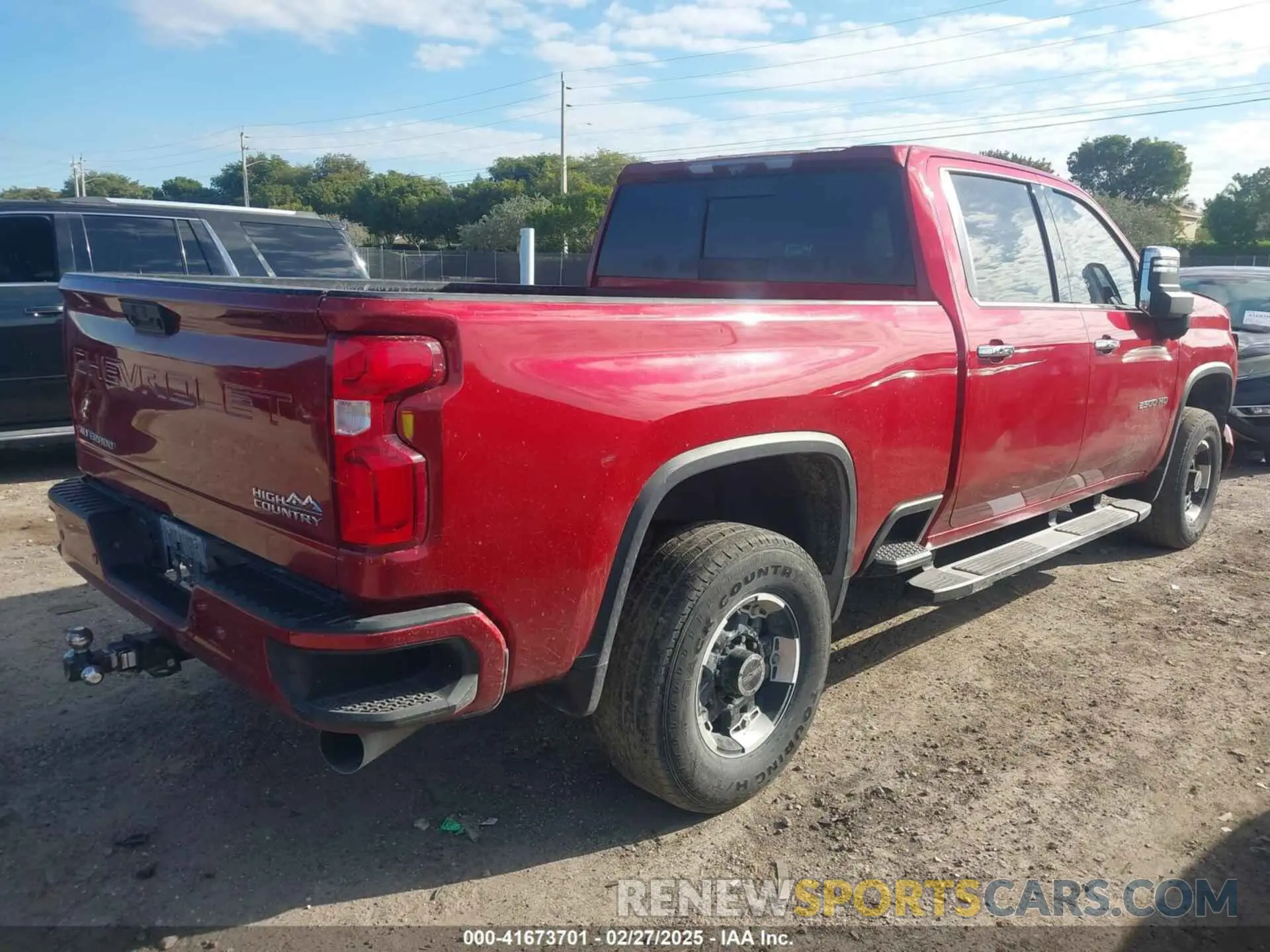 4 fotografías del automóvil dañado 1GC4YREY7LF137838 CHEVROLET SILVERADO 2500HD 2020