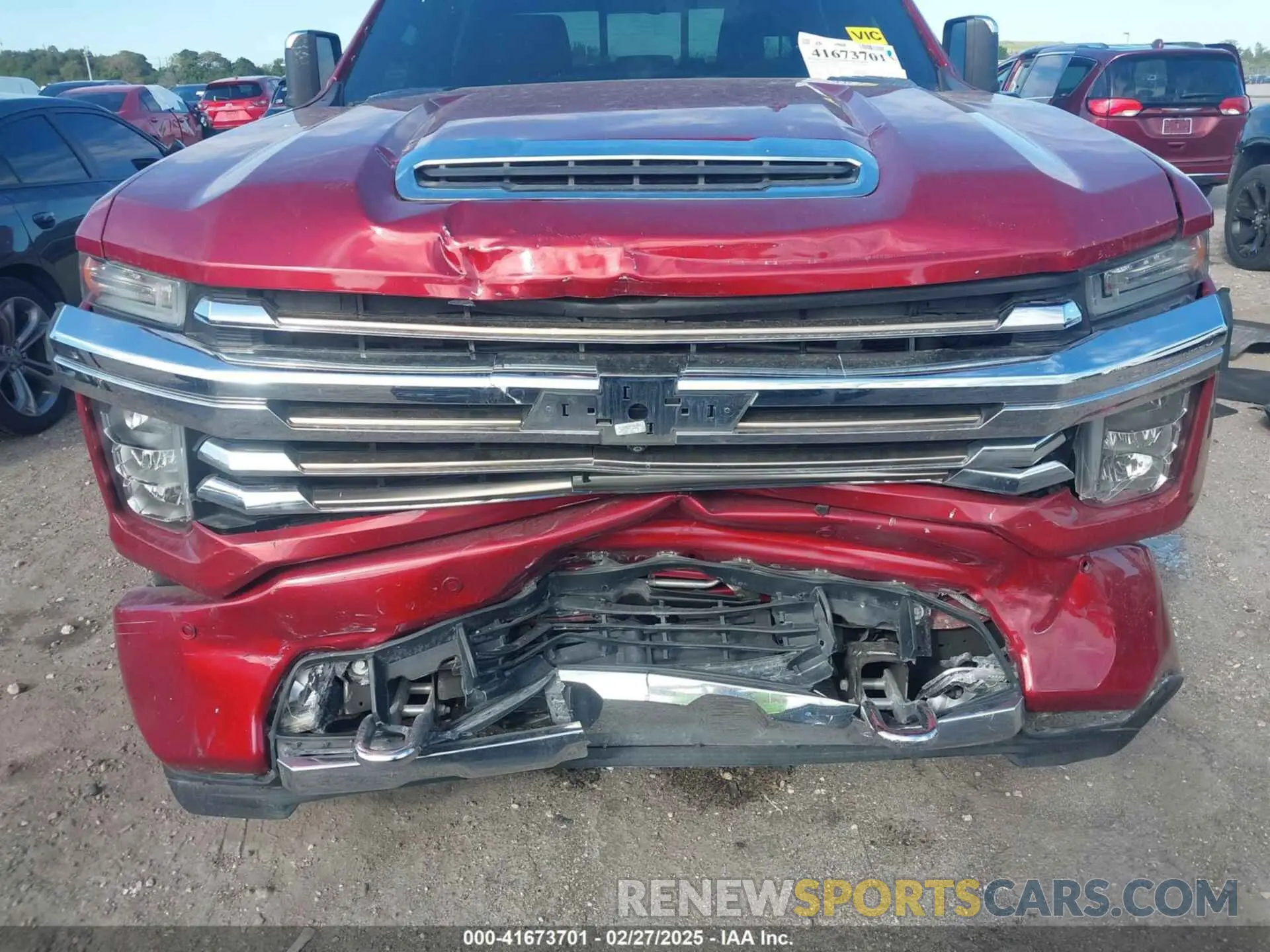 6 fotografías del automóvil dañado 1GC4YREY7LF137838 CHEVROLET SILVERADO 2500HD 2020