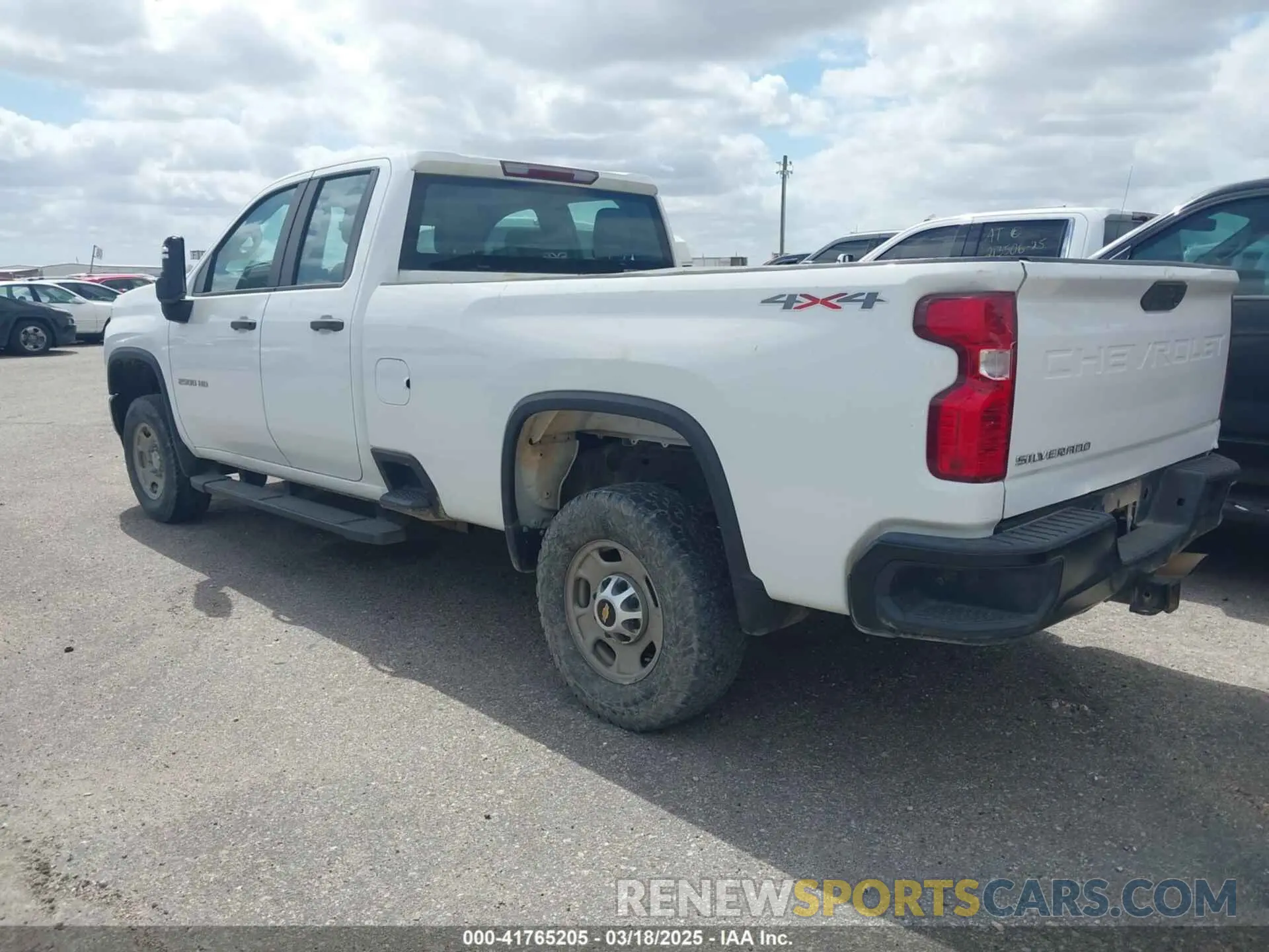 3 fotografías del automóvil dañado 1GC5YLE76LF255971 CHEVROLET SILVERADO 2500HD 2020