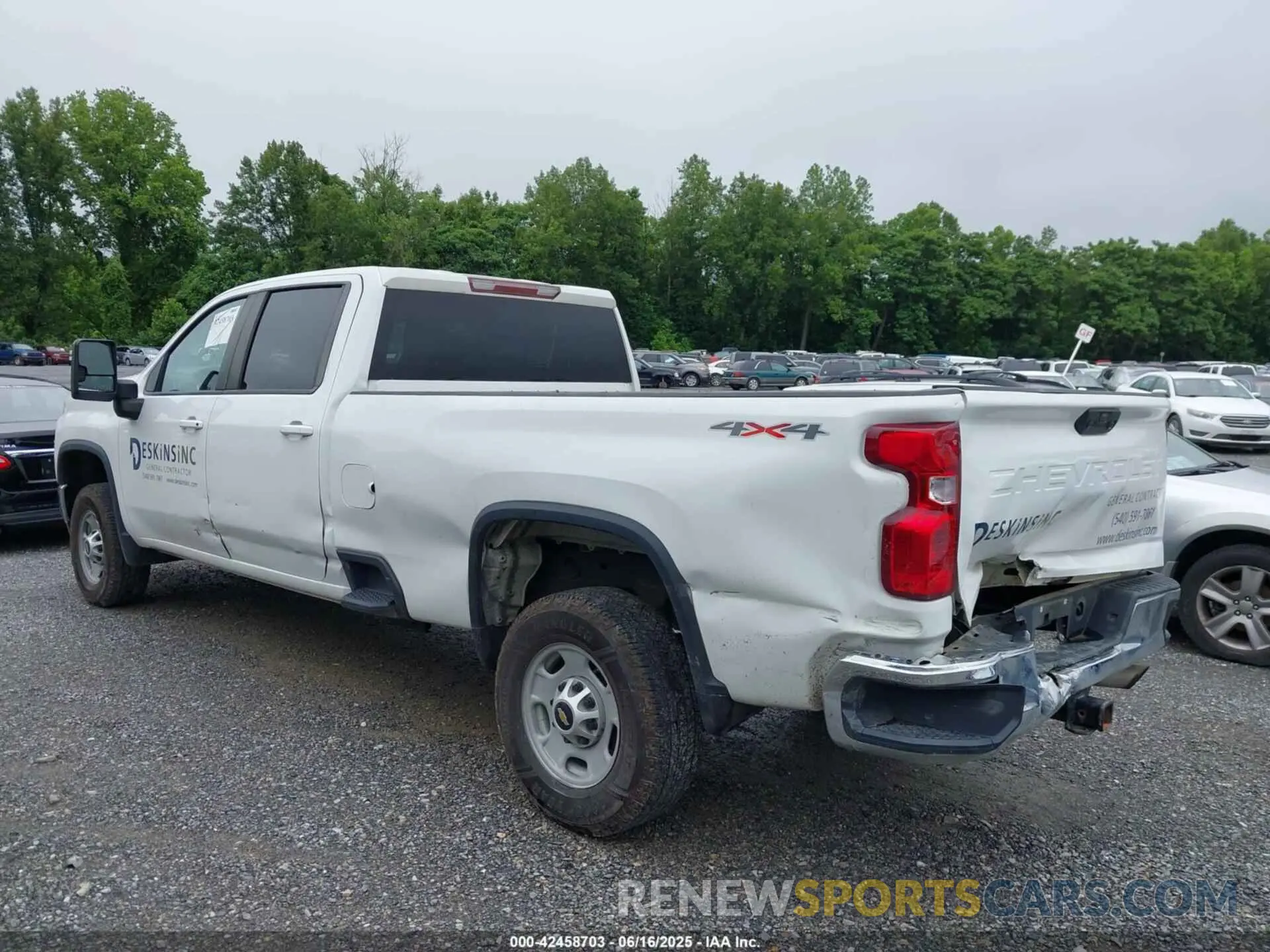 6 fotografías del automóvil dañado 1GC1YNE73MF297641 CHEVROLET SILVERADO 2500HD 2021