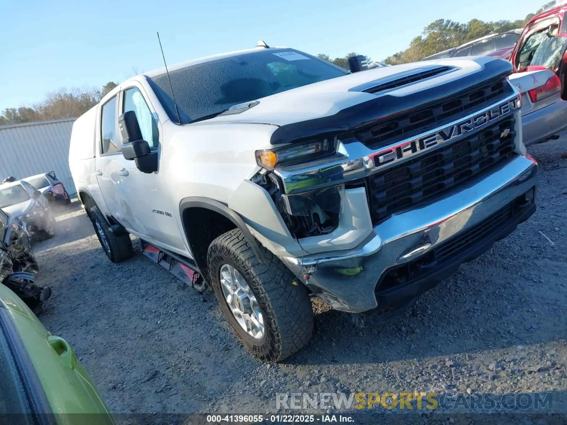 1 fotografías del automóvil dañado 1GC1YNEY0MF261222 CHEVROLET SILVERADO 2500HD 2021
