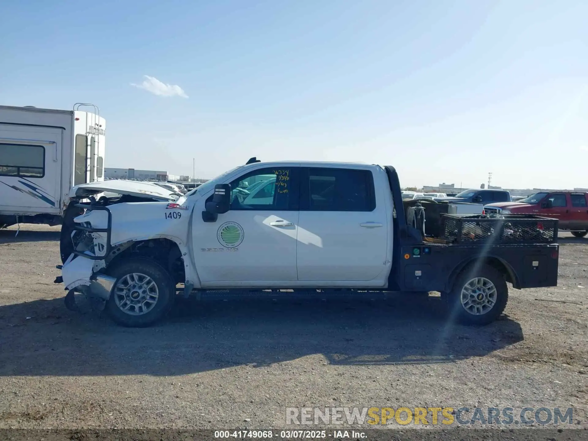 14 fotografías del automóvil dañado 1GC1YNEY5MF272541 CHEVROLET SILVERADO 2500HD 2021