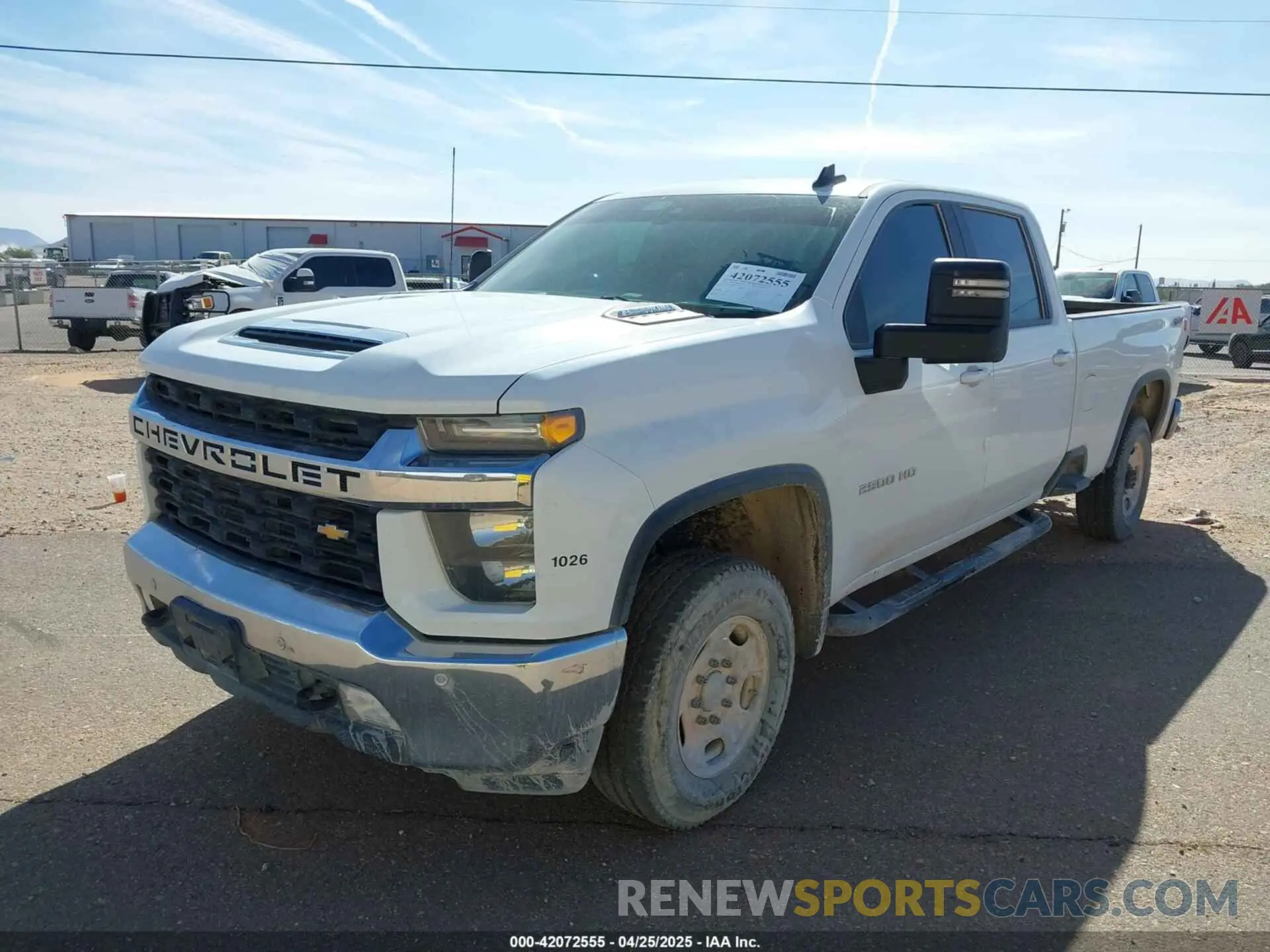 2 fotografías del automóvil dañado 1GC1YNEY9MF173804 CHEVROLET SILVERADO 2500HD 2021