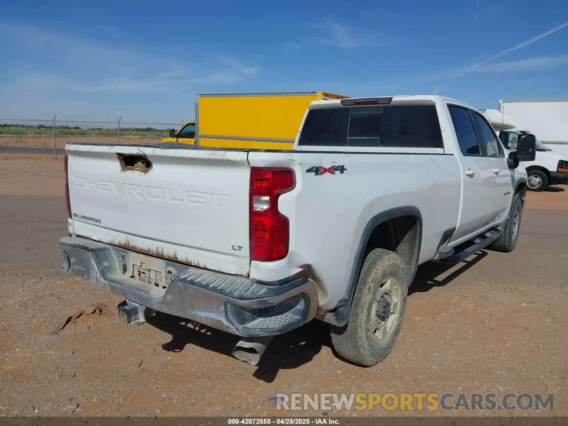 4 fotografías del automóvil dañado 1GC1YNEY9MF173804 CHEVROLET SILVERADO 2500HD 2021