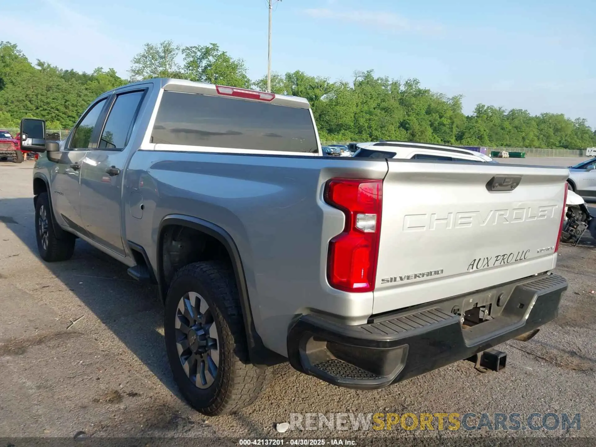 3 fotografías del automóvil dañado 1GC4WME70MF305286 CHEVROLET SILVERADO 2500HD 2021