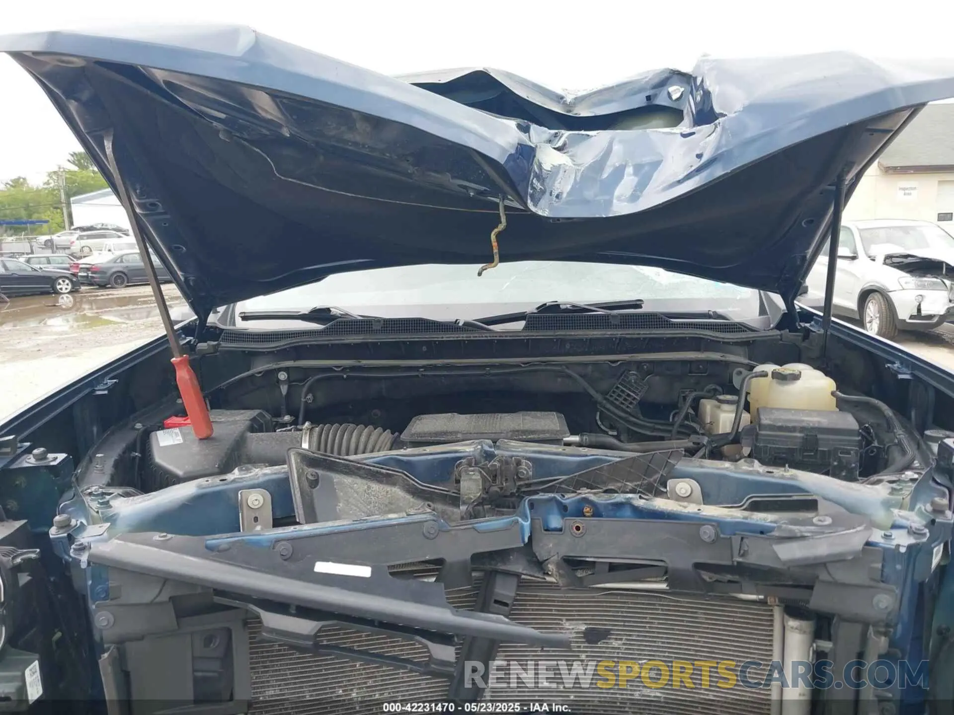 9 fotografías del automóvil dañado 1GC4YME75MF160093 CHEVROLET SILVERADO 2500HD 2021