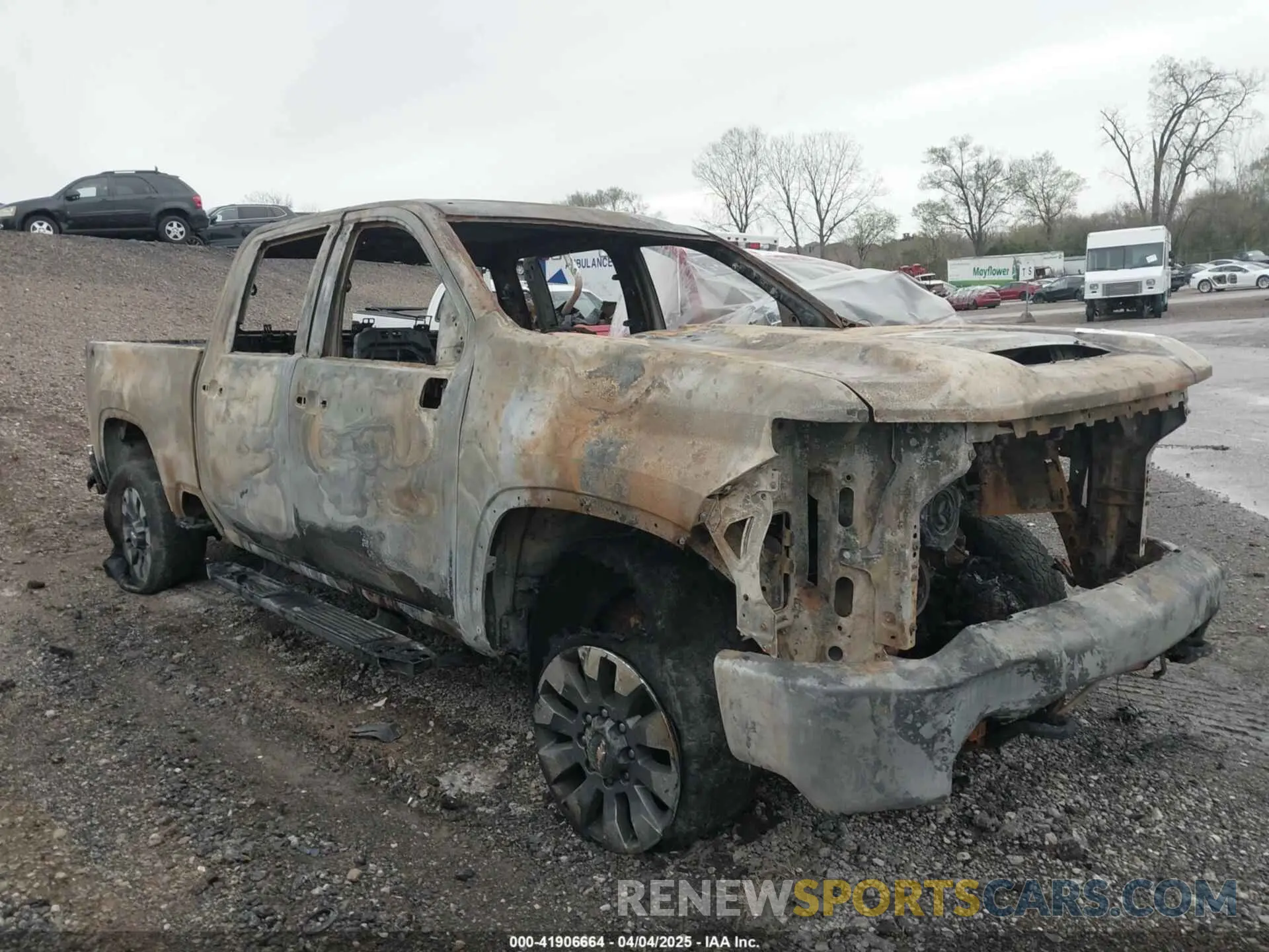 1 fotografías del automóvil dañado 1GC4YMEY7MF283631 CHEVROLET SILVERADO 2500HD 2021