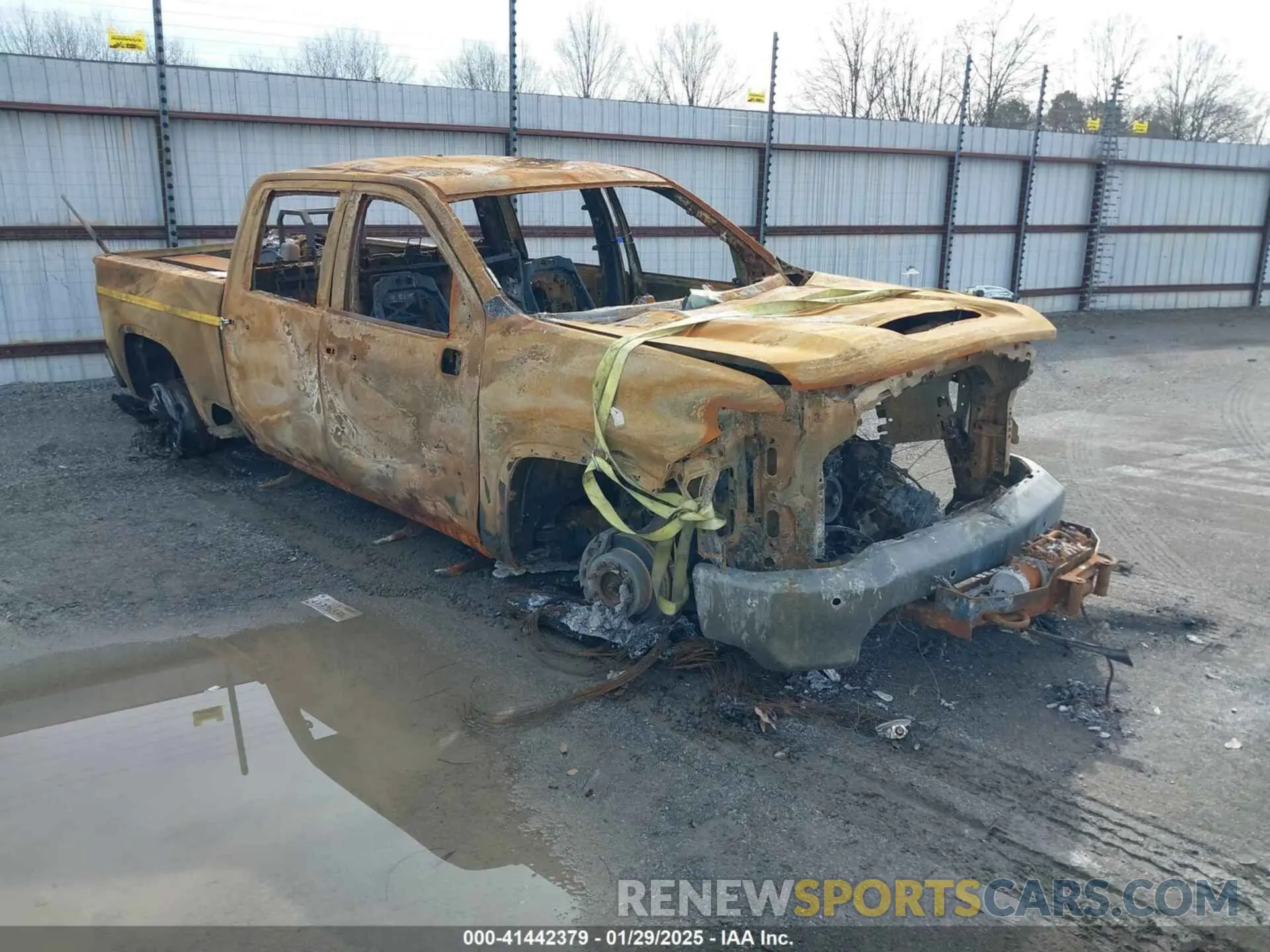1 fotografías del automóvil dañado 1GC4YNEY1MF152295 CHEVROLET SILVERADO 2500HD 2021