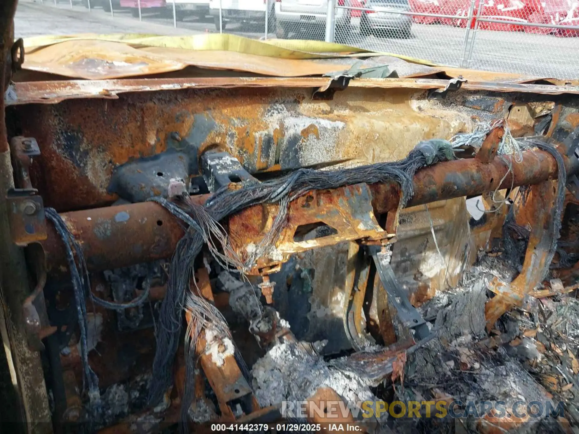6 fotografías del automóvil dañado 1GC4YNEY1MF152295 CHEVROLET SILVERADO 2500HD 2021