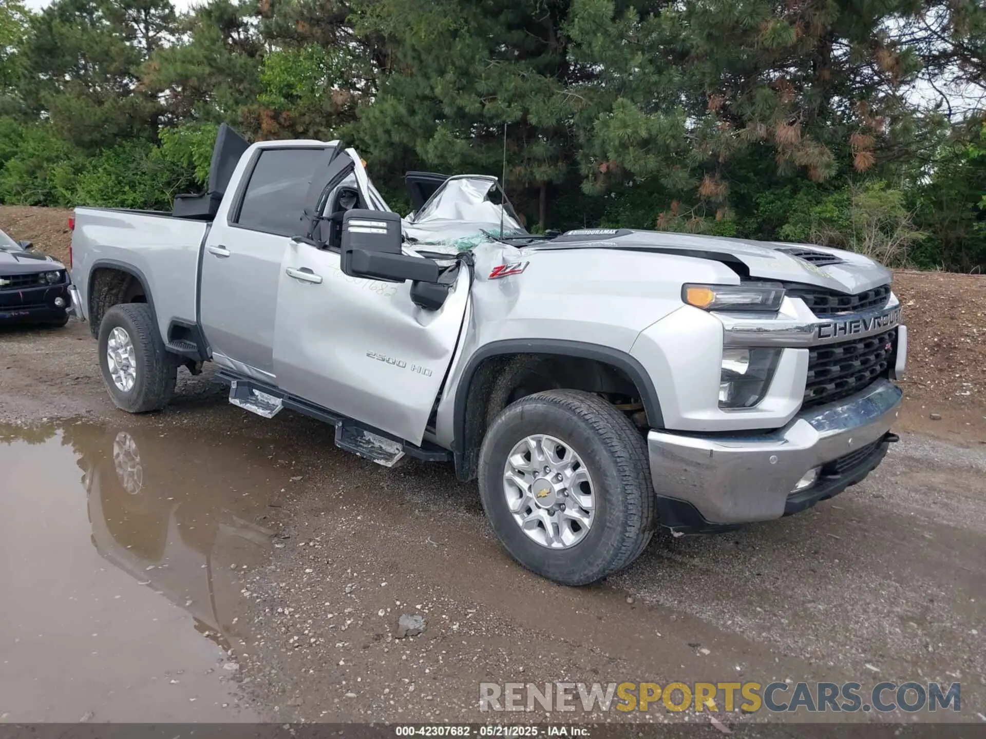 1 fotografías del automóvil dañado 1GC4YNEY8MF218924 CHEVROLET SILVERADO 2500HD 2021