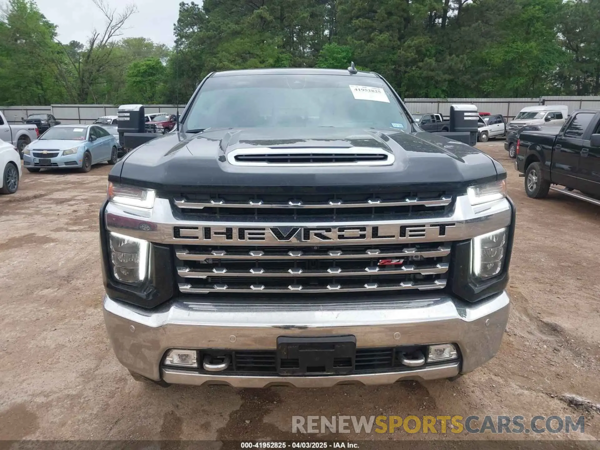 12 fotografías del automóvil dañado 1GC4YPEY0MF106694 CHEVROLET SILVERADO 2500HD 2021